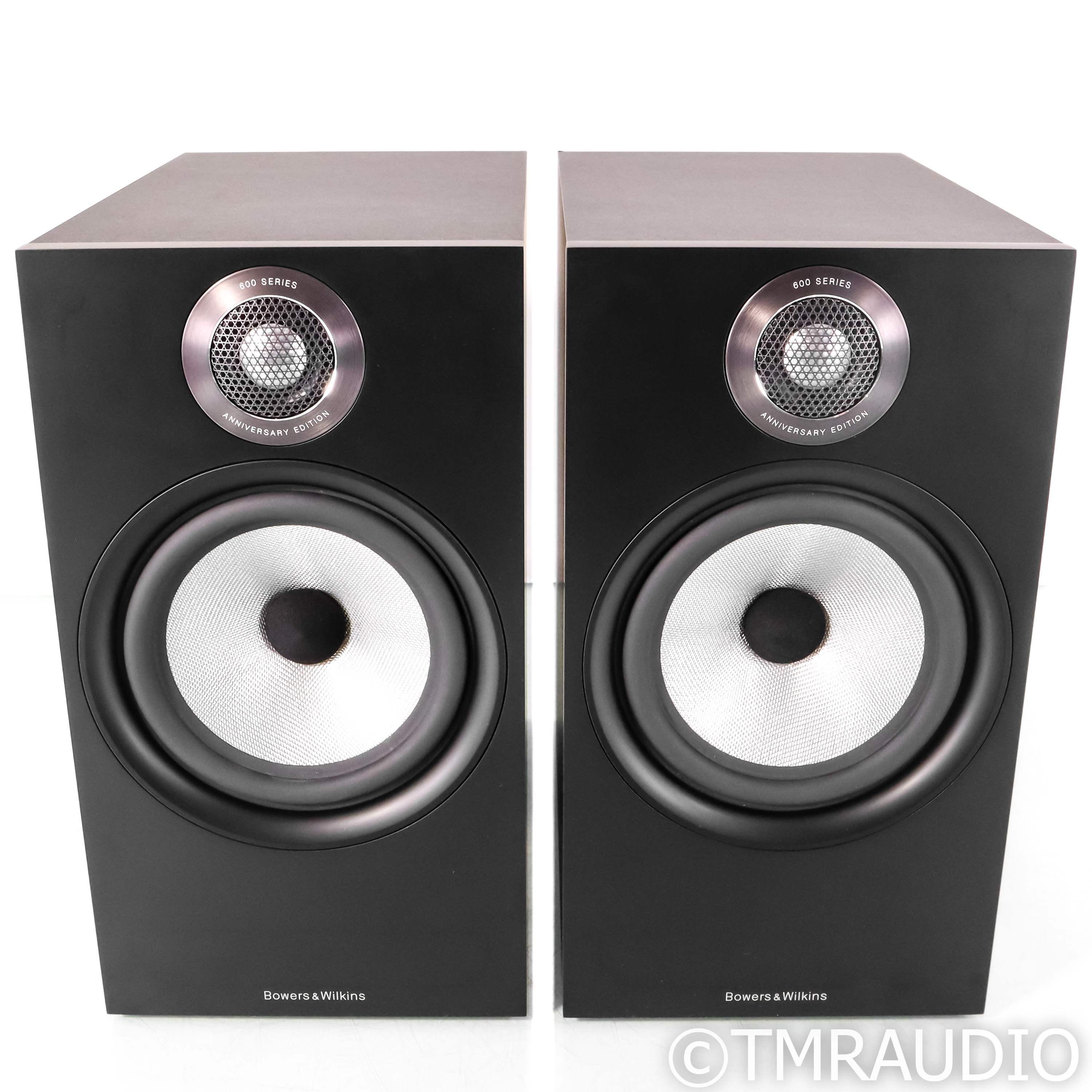 B&W 606 S2 Anniv. Edition Bookshelf Speakers; Black Pair - The