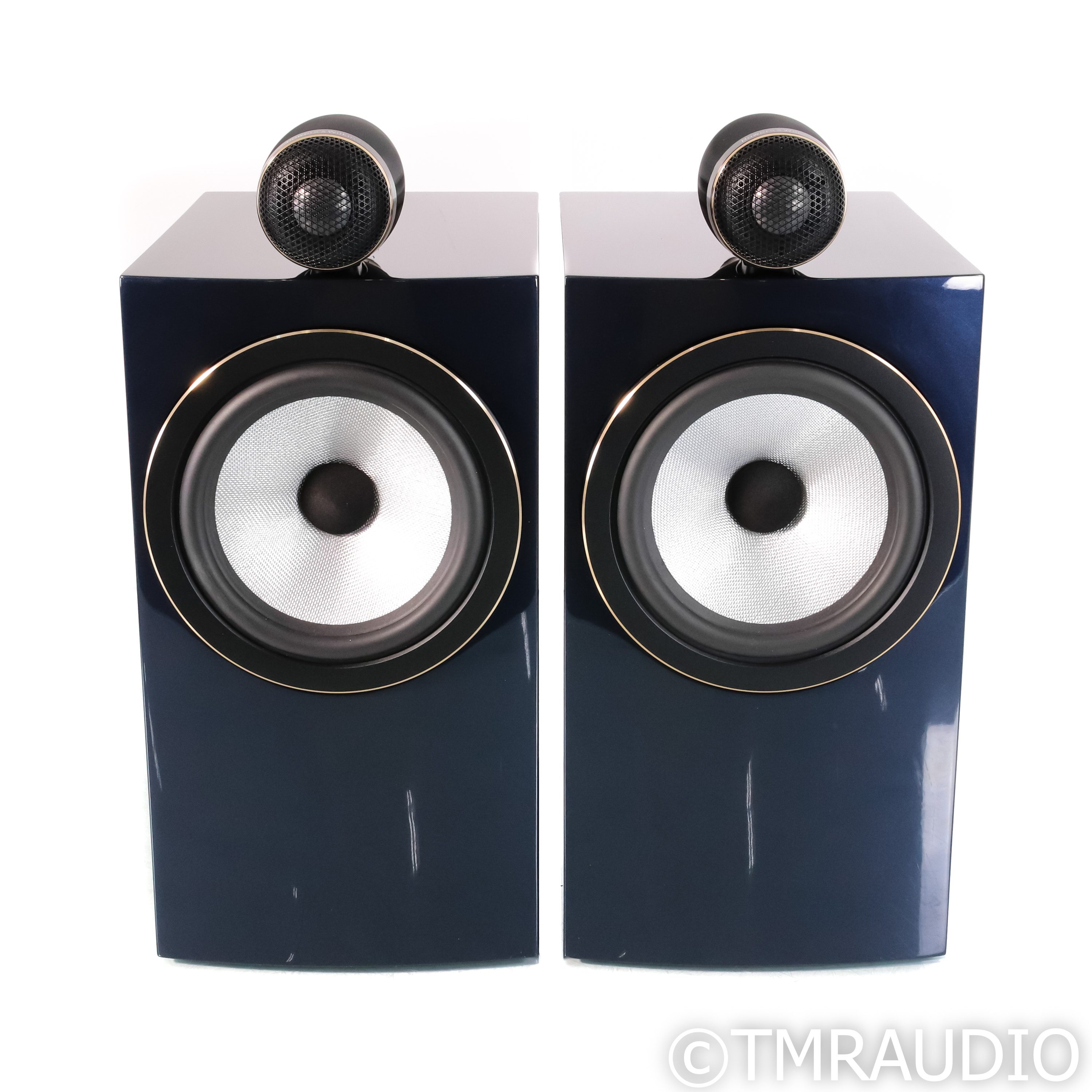 B&W 705 S3 Signature Bookshelf Speakers; Midnight Blue Pair - The 