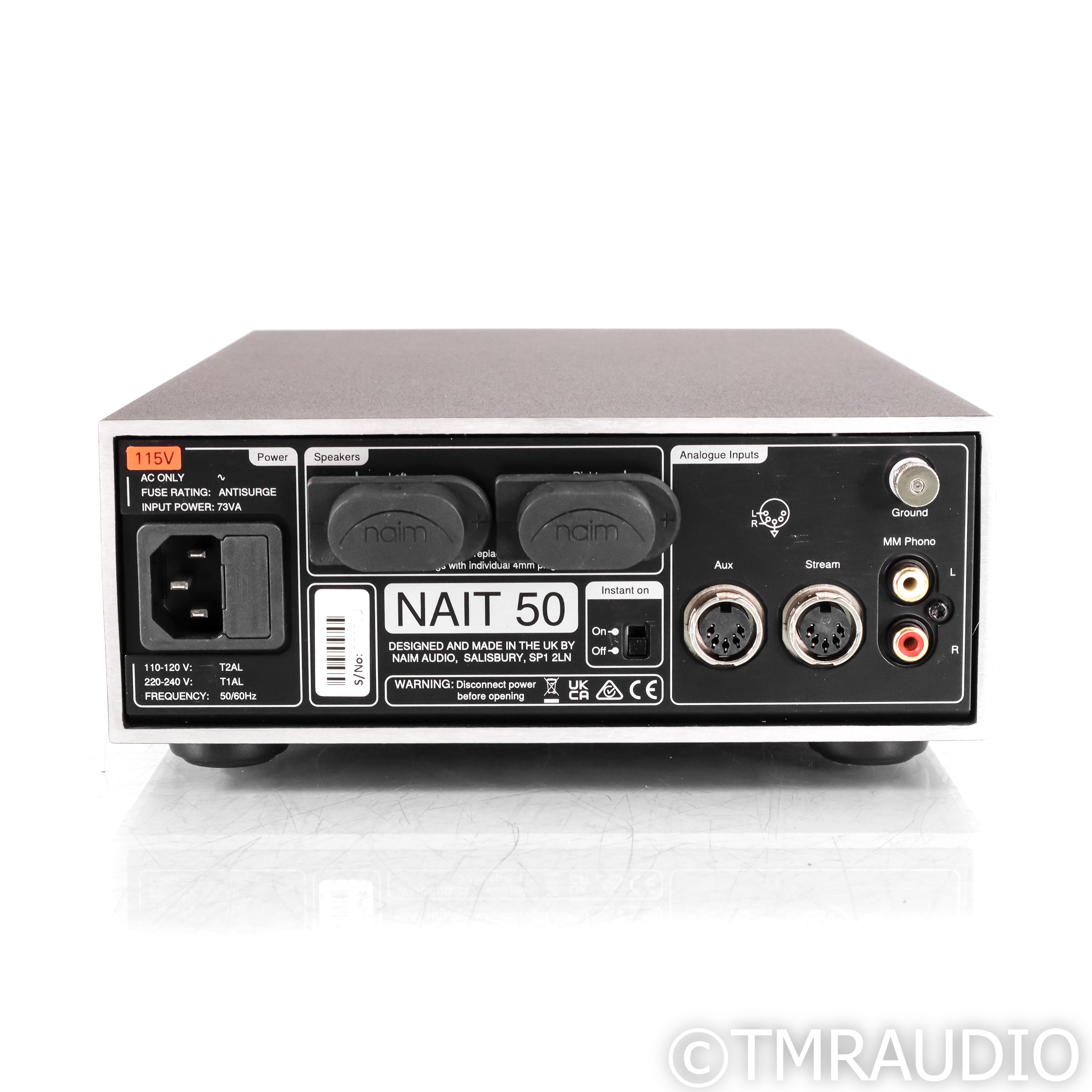 Naim NAIT 50 Stereo Integrated Amplifier; MM Phono (Open Box