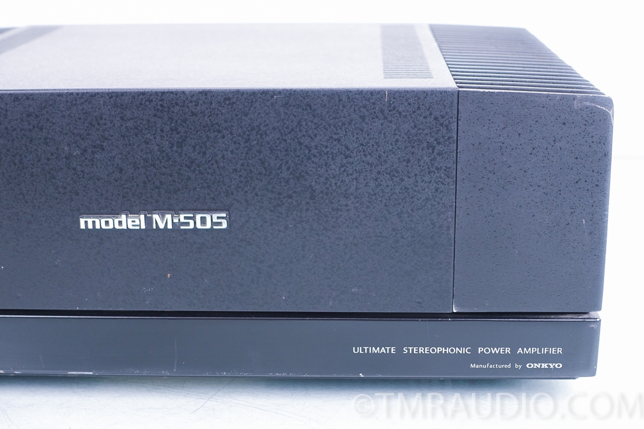 Onkyo Integra M-505 パワーアンプ Onkyo M-505 Stereo Power Amplifier - The Music Room