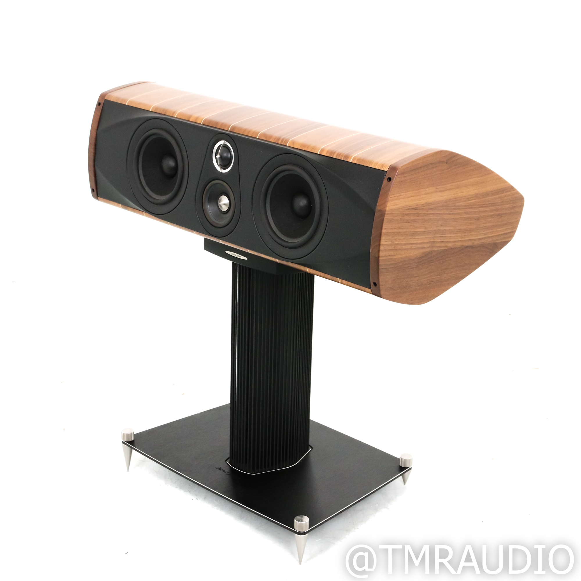 Sonus Faber Olympica Center Channel Speaker; Walnut with Stand