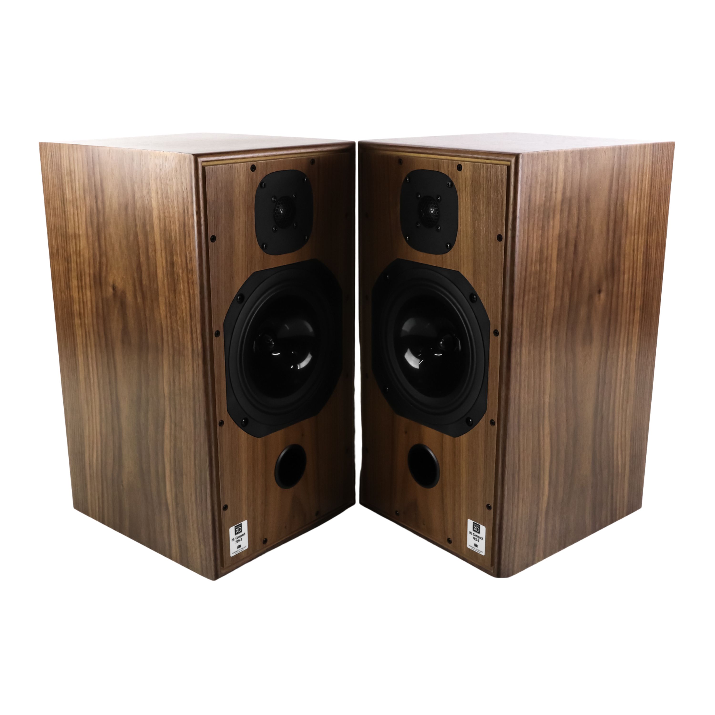 【右側のみ】Harbeth HL Compact 7ES-3 Harbeth HL Compact 7ES-3 XD Bookshelf Speakers; Okoume Pair