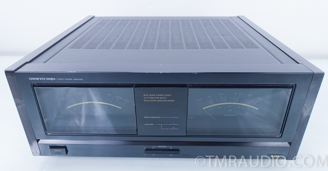 Onkyo M-504 Stereo Power Amplifier; Amp - The Music Room