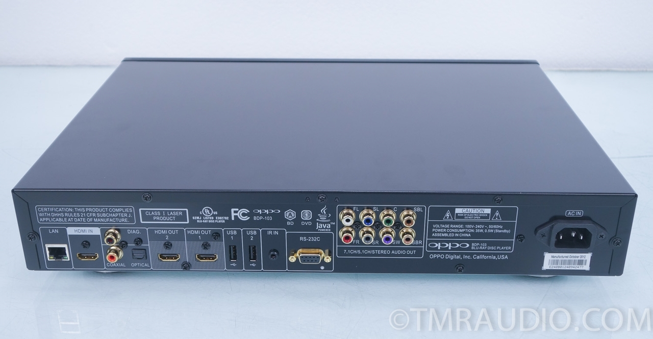 プレーヤー OPPO BDP-103 Oppo BDP-103 Blu-Ray Player Review - Consumer Reports