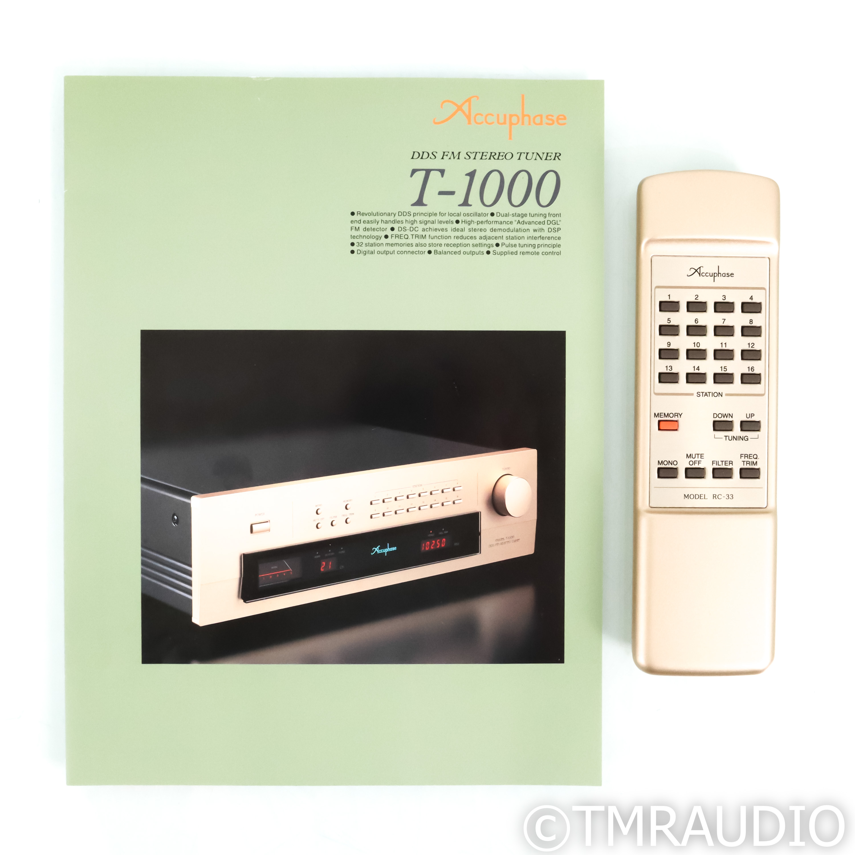 Accuphase T-1000 DDS FM Stereo Tuner - The Music Room