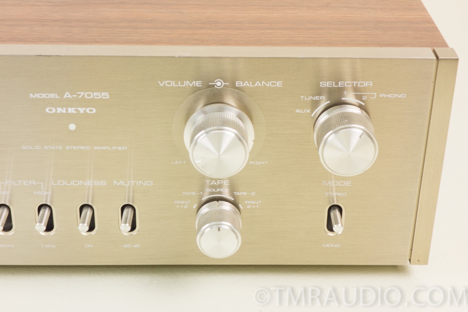 t*t様 ONKYO INTEGRATED AMPLIFIER MODEL A- Onkyo Integrated Amplifier Model A-05 1981 Silver | Reverb