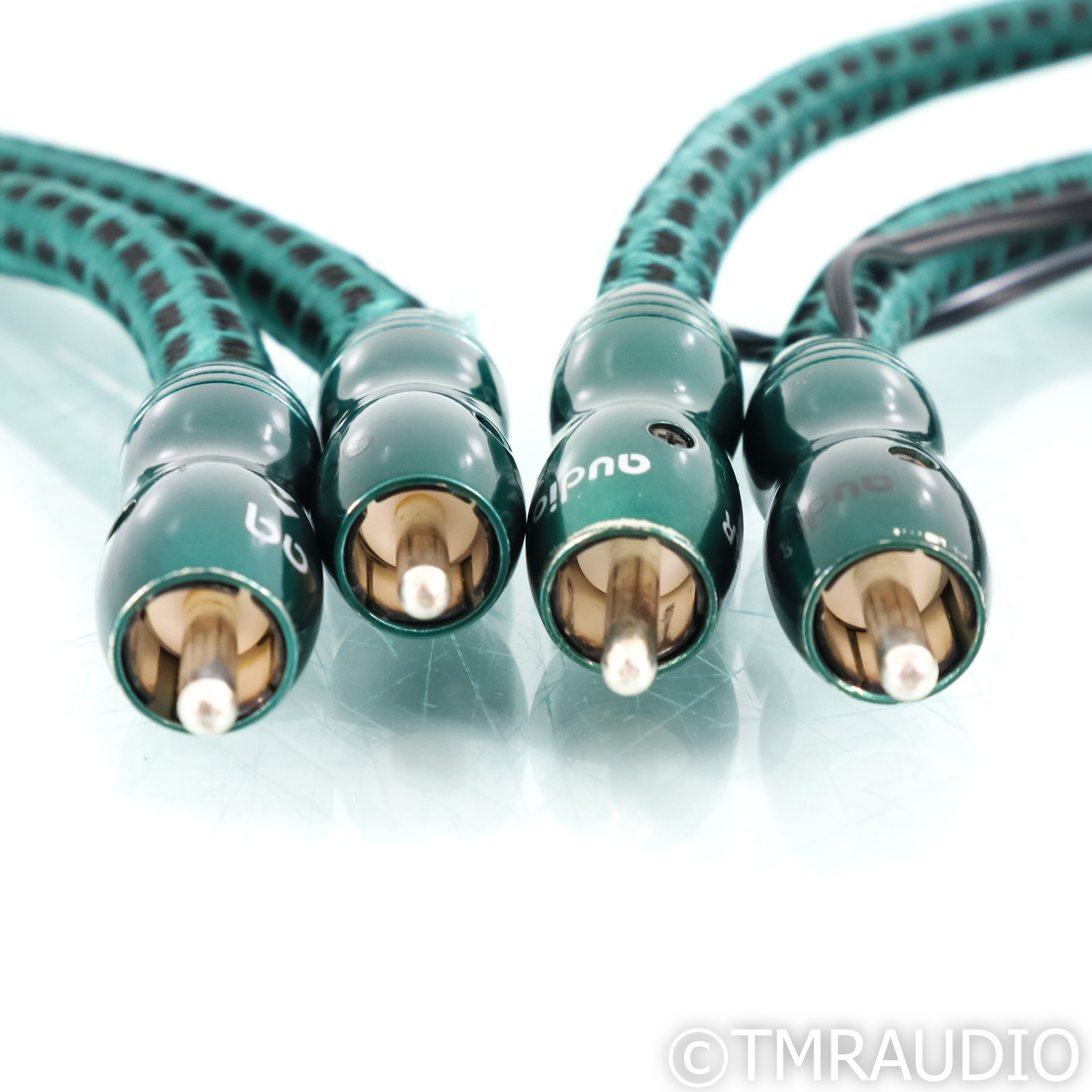 AudioQuest Jaguar RCA Cables; 1m Pair Interconnects; 24v DBS - The