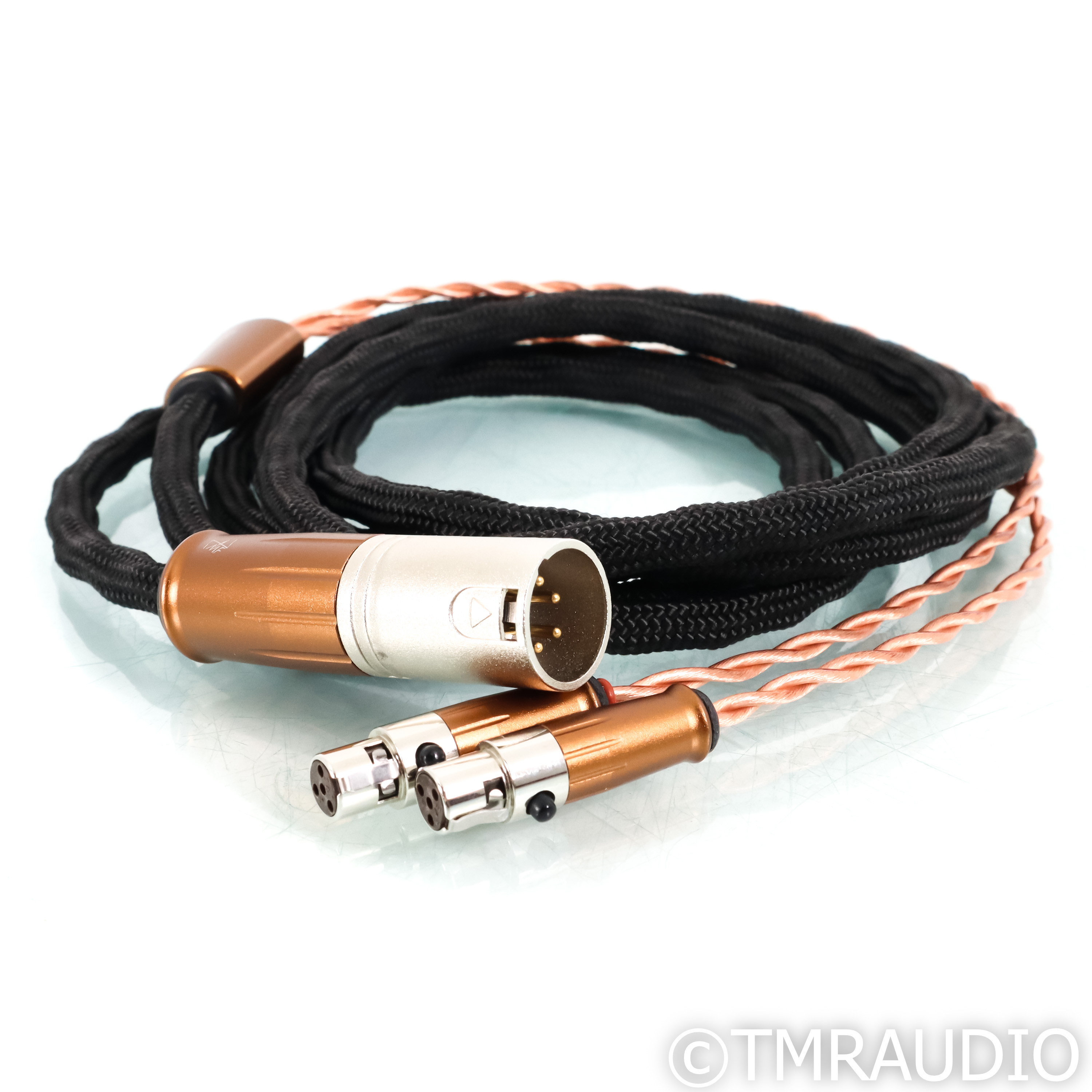 ZMF 2K Copper Balanced Headphone Cable; 8ft Mini XLR to 4-Pin XLR