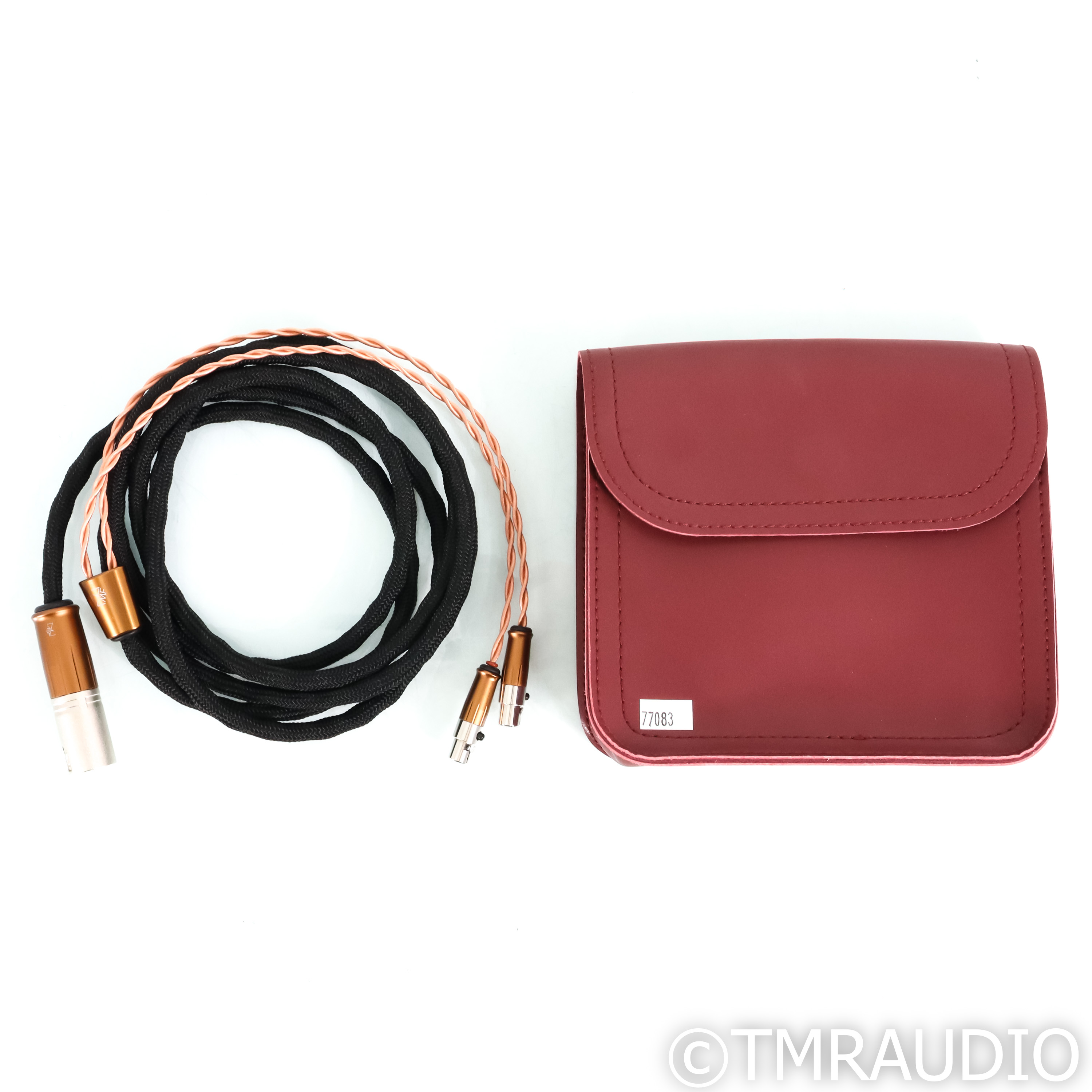 ZMF 2K Copper Balanced Headphone Cable; 8ft Mini XLR to 4-Pin XLR