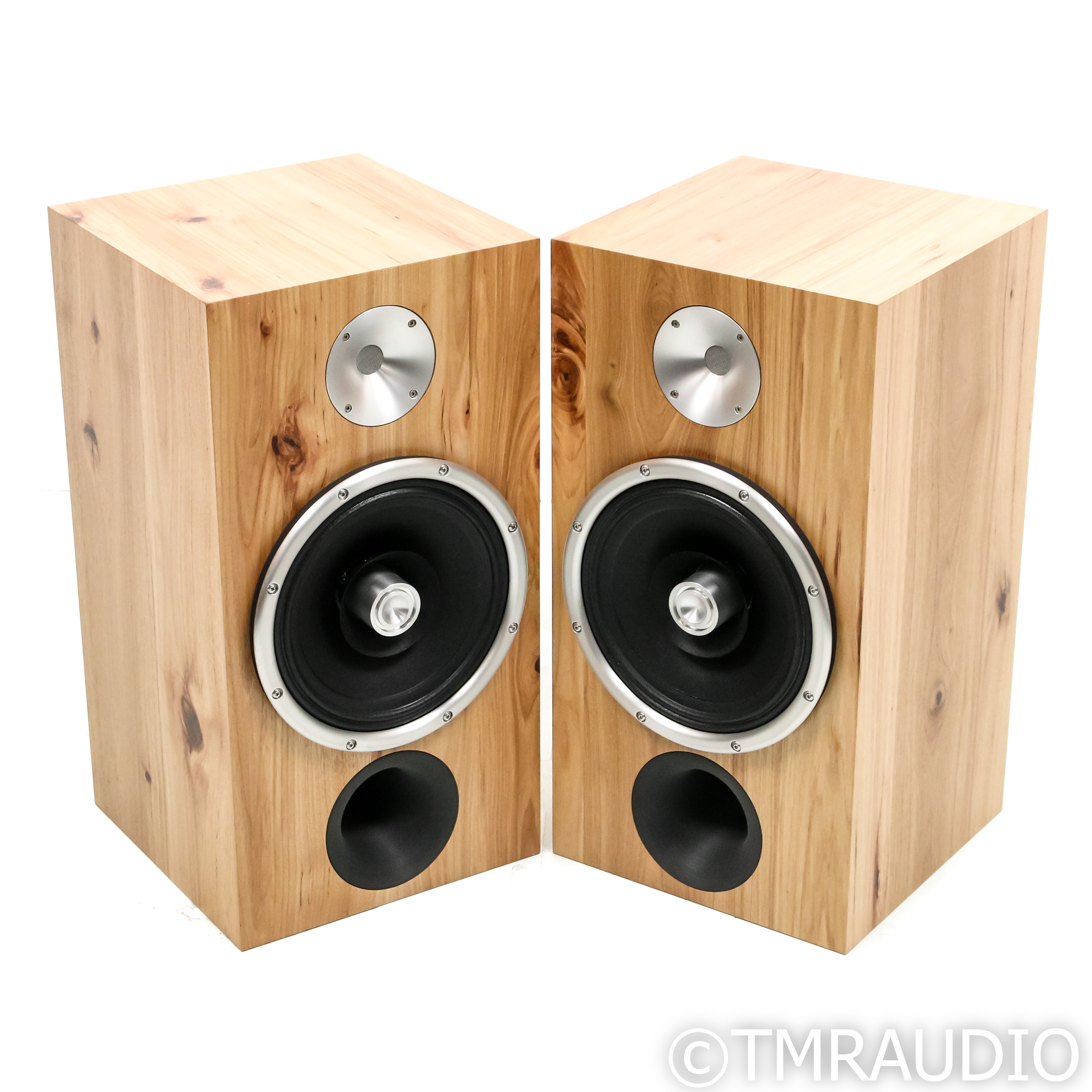 Zu Audio DWX Supreme Bookshelf Speakers; Rustic Hickory Pair - The
