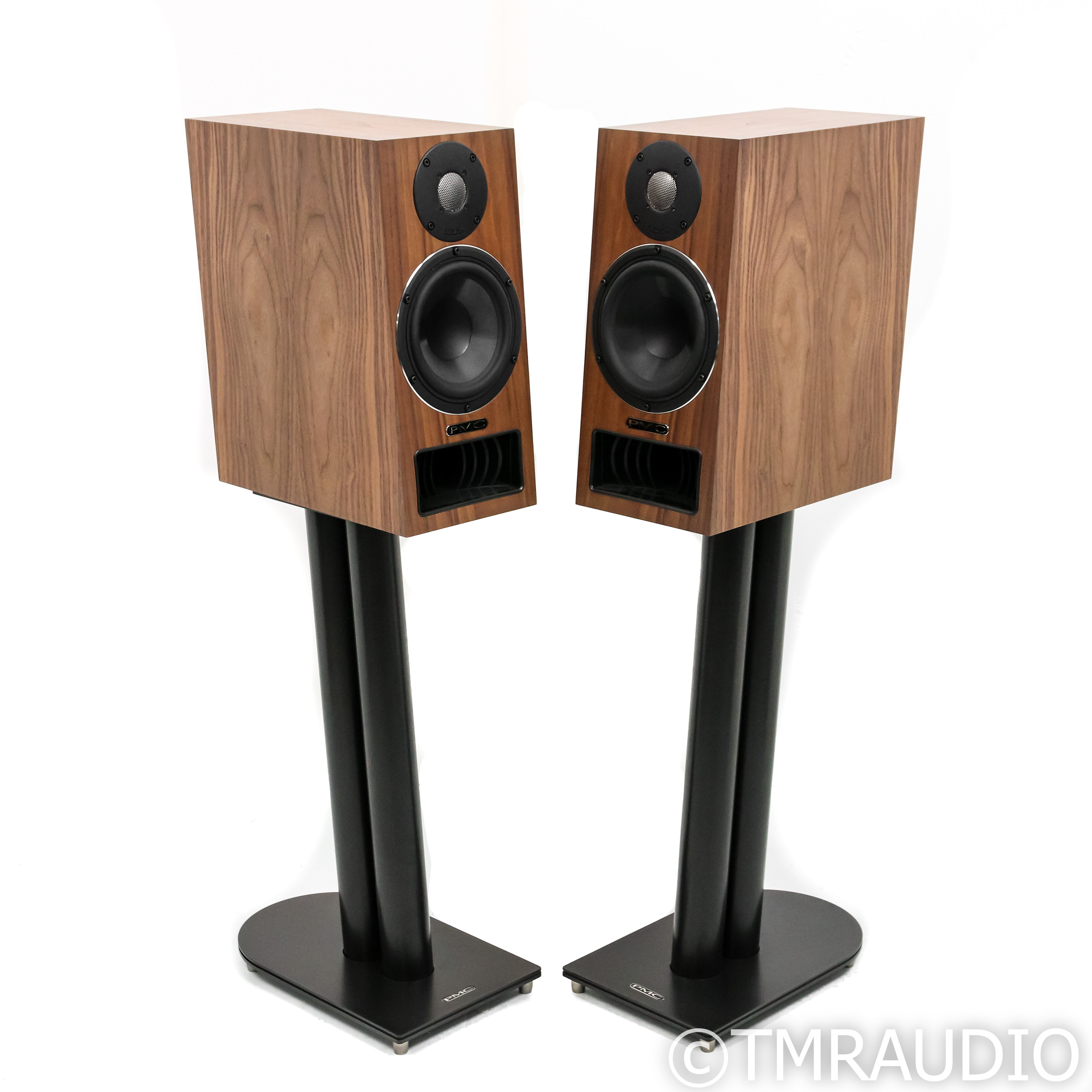 PMC twenty5 22i Bookshelf Speakers; Walnut Pair w/ Stands - The