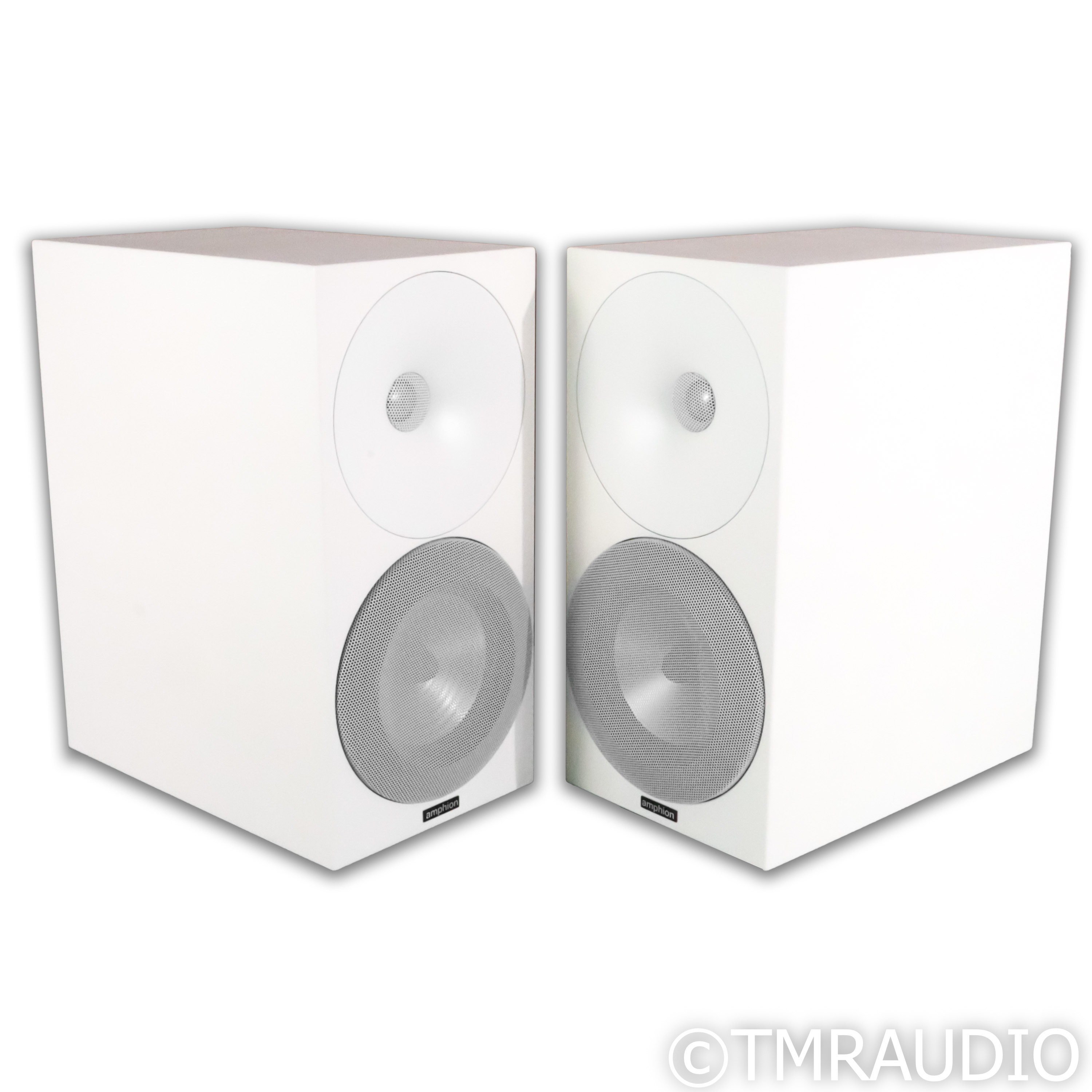 Amphion Argon 3s Bookshelf Speakers; White Pair - The Music Room