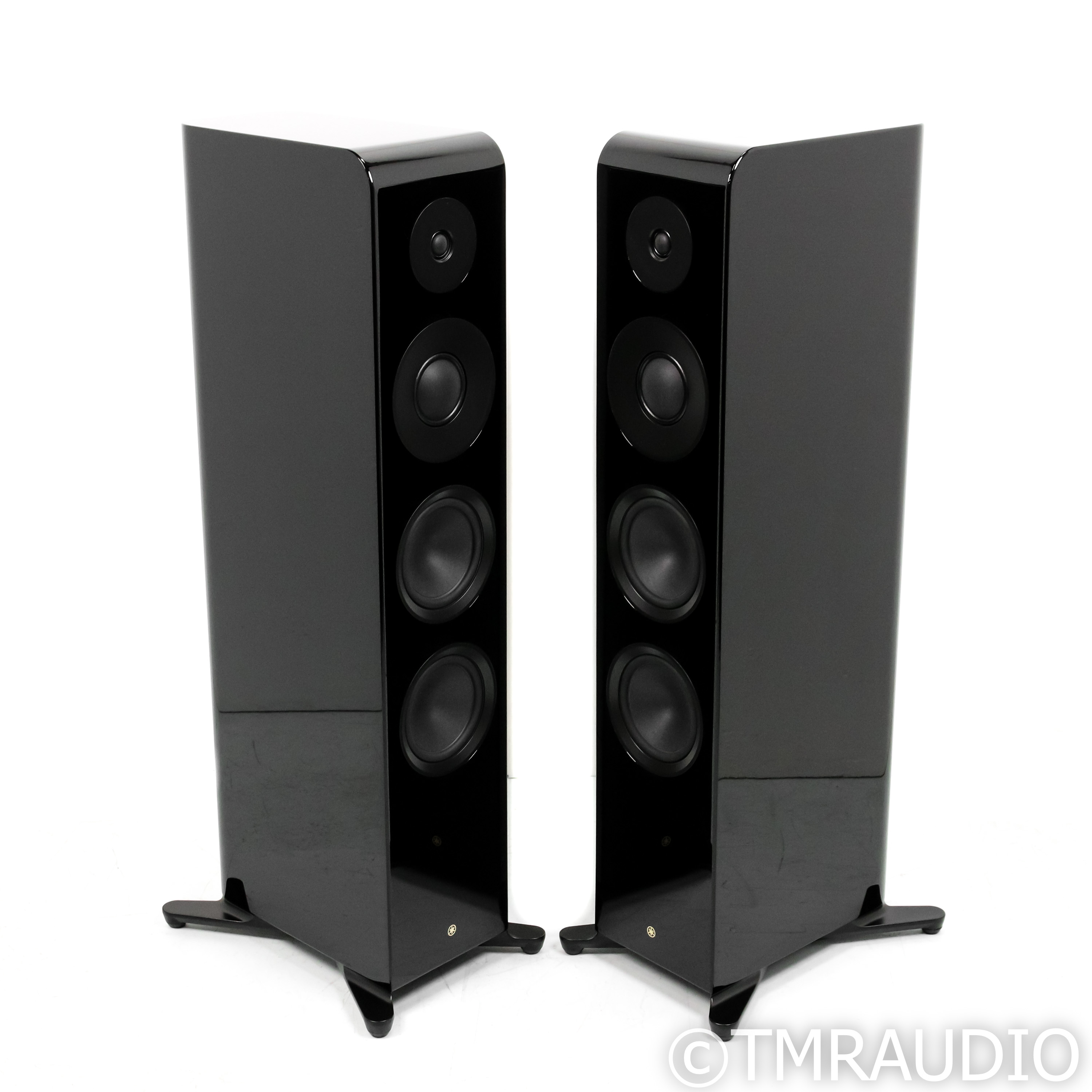 Yamaha NS-2000A Floorstanding Speakers; Piano Black Pair - The