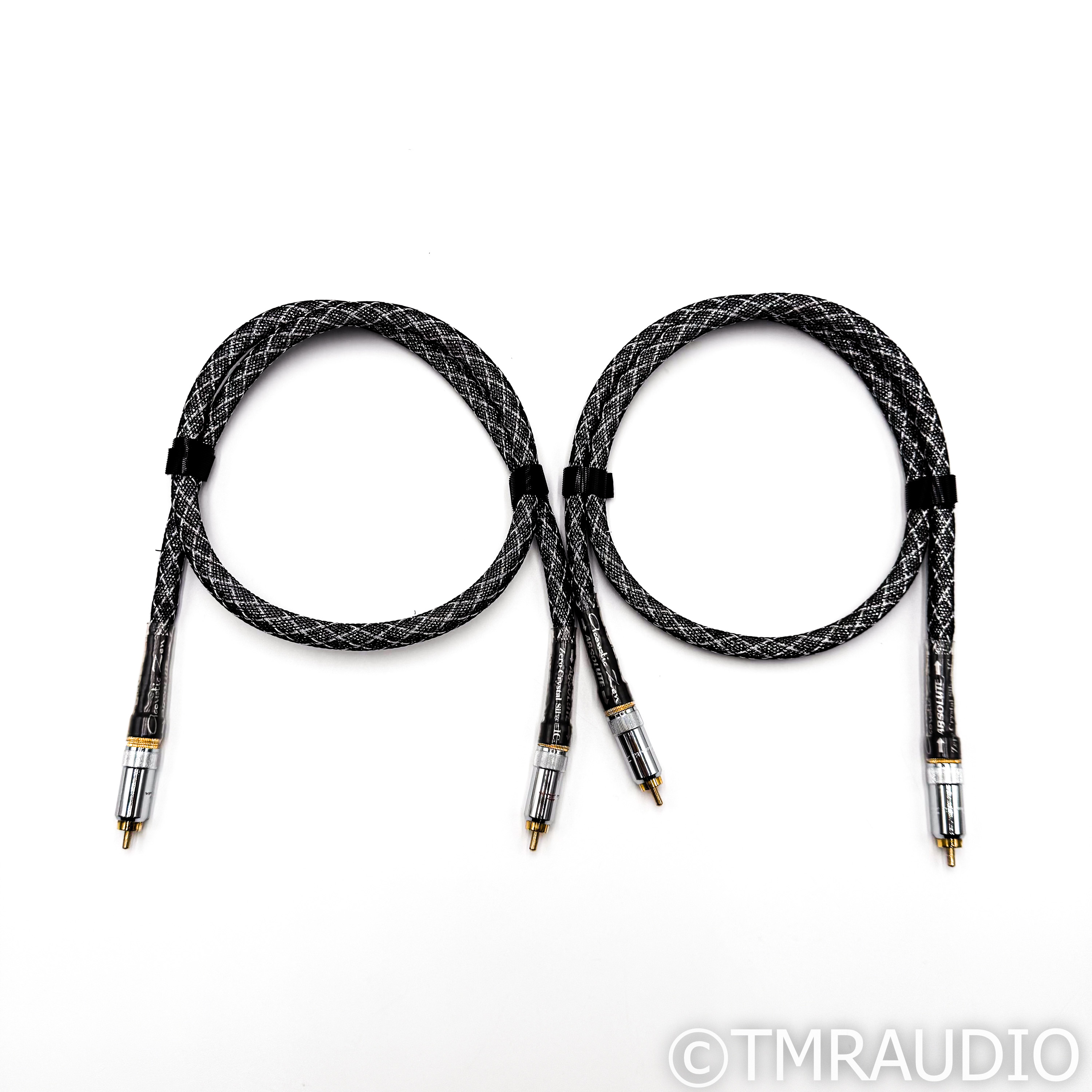 Acoustic Zen Absolute Zero Crystal Silver IC RCA Cables
