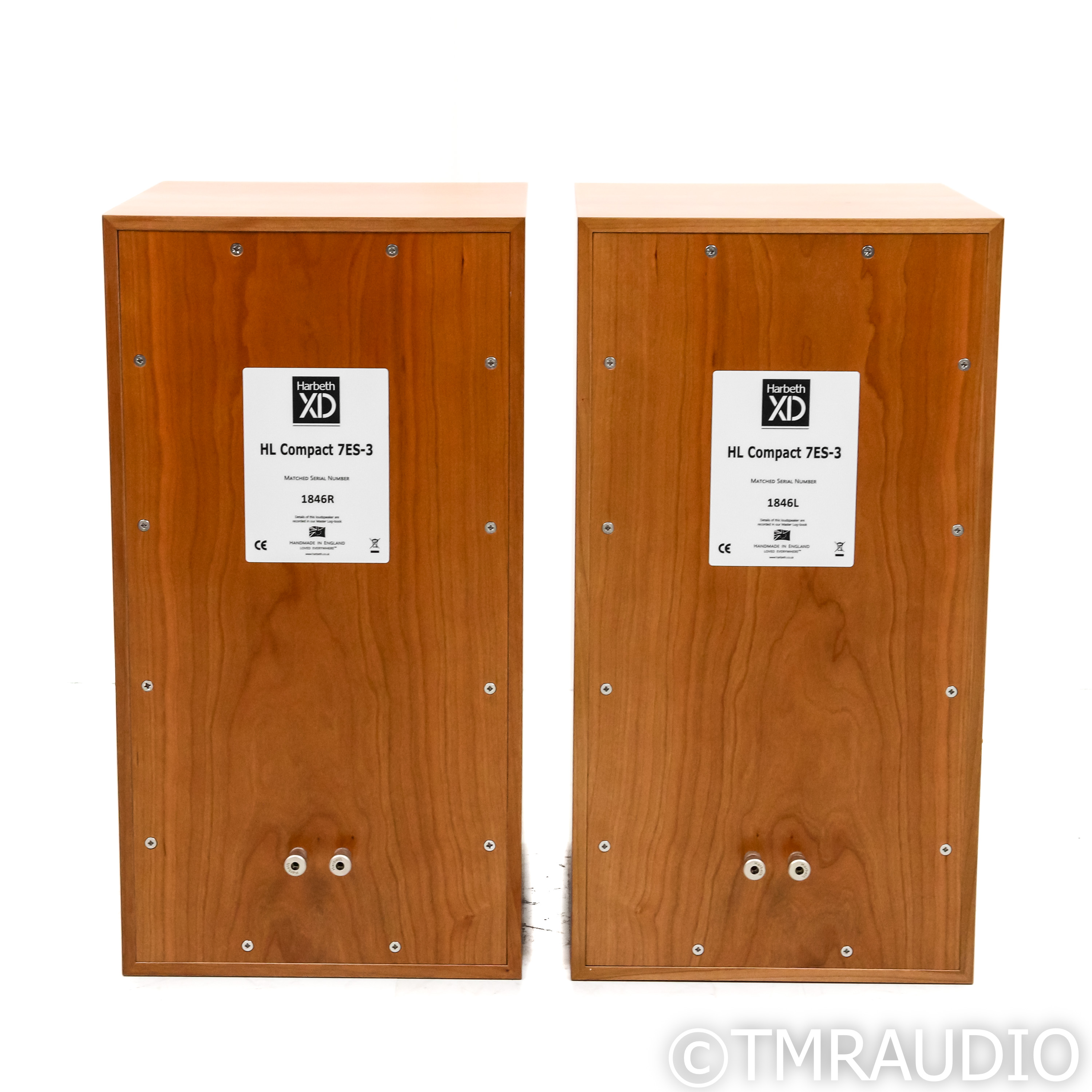 Harbeth HL Compact 7ES-3 XD Bookshelf Speakers; Cherry Pair