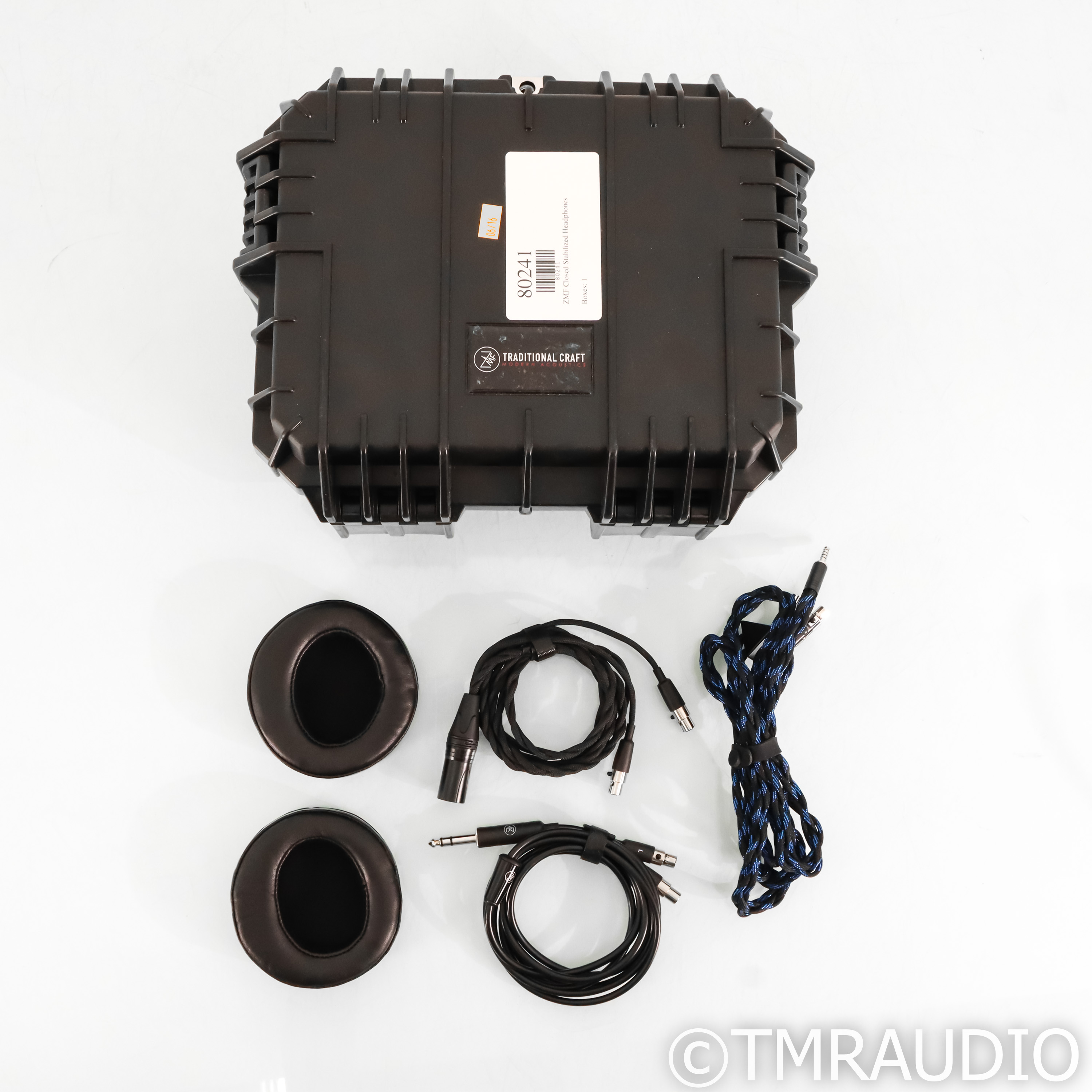 ZMF Verite Quasar Closed Back Headphones; Navy Stabilized Maple