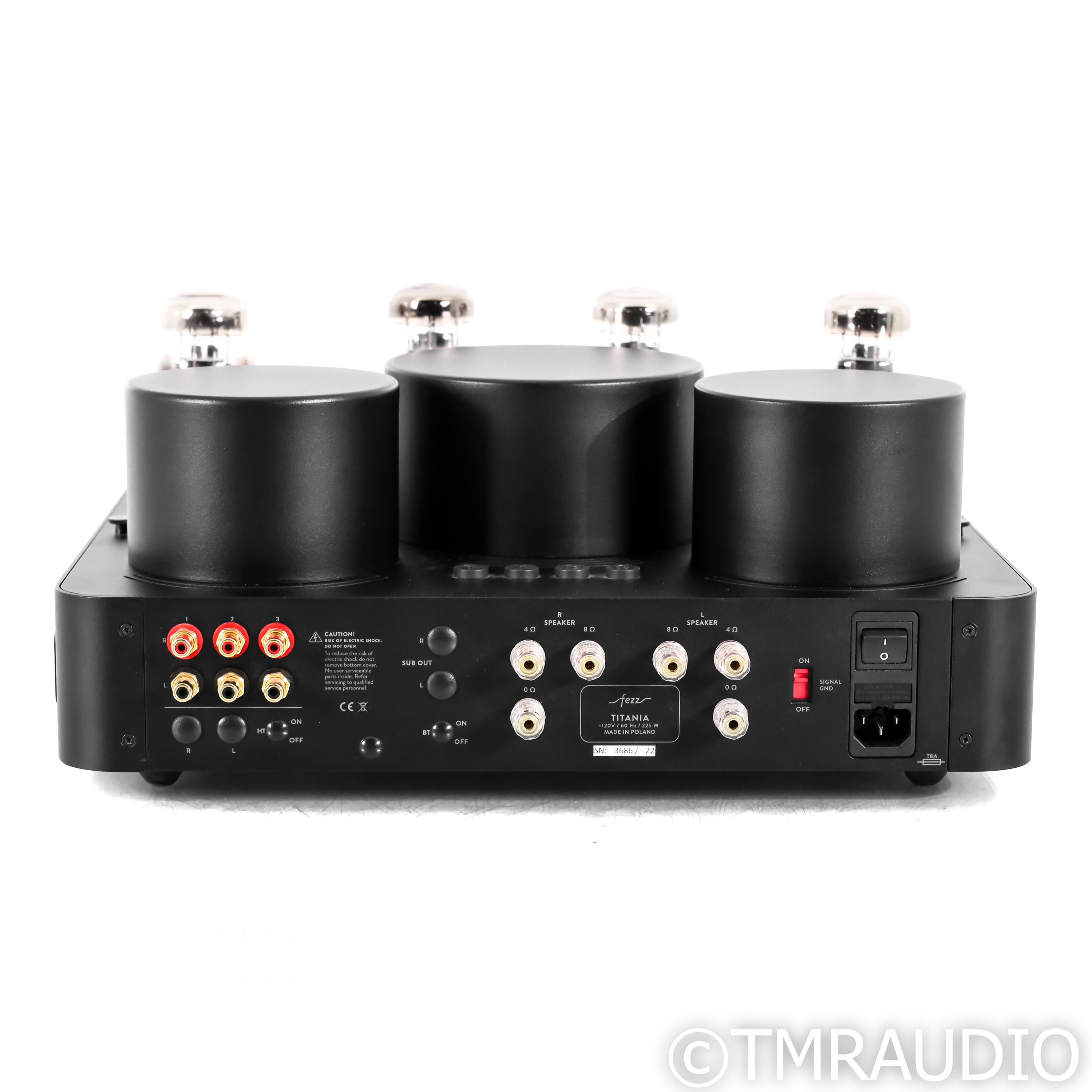 titania V1 ブラックエディション Fezz Titania Stereo Tube Integrated Amplifier; Black Ice