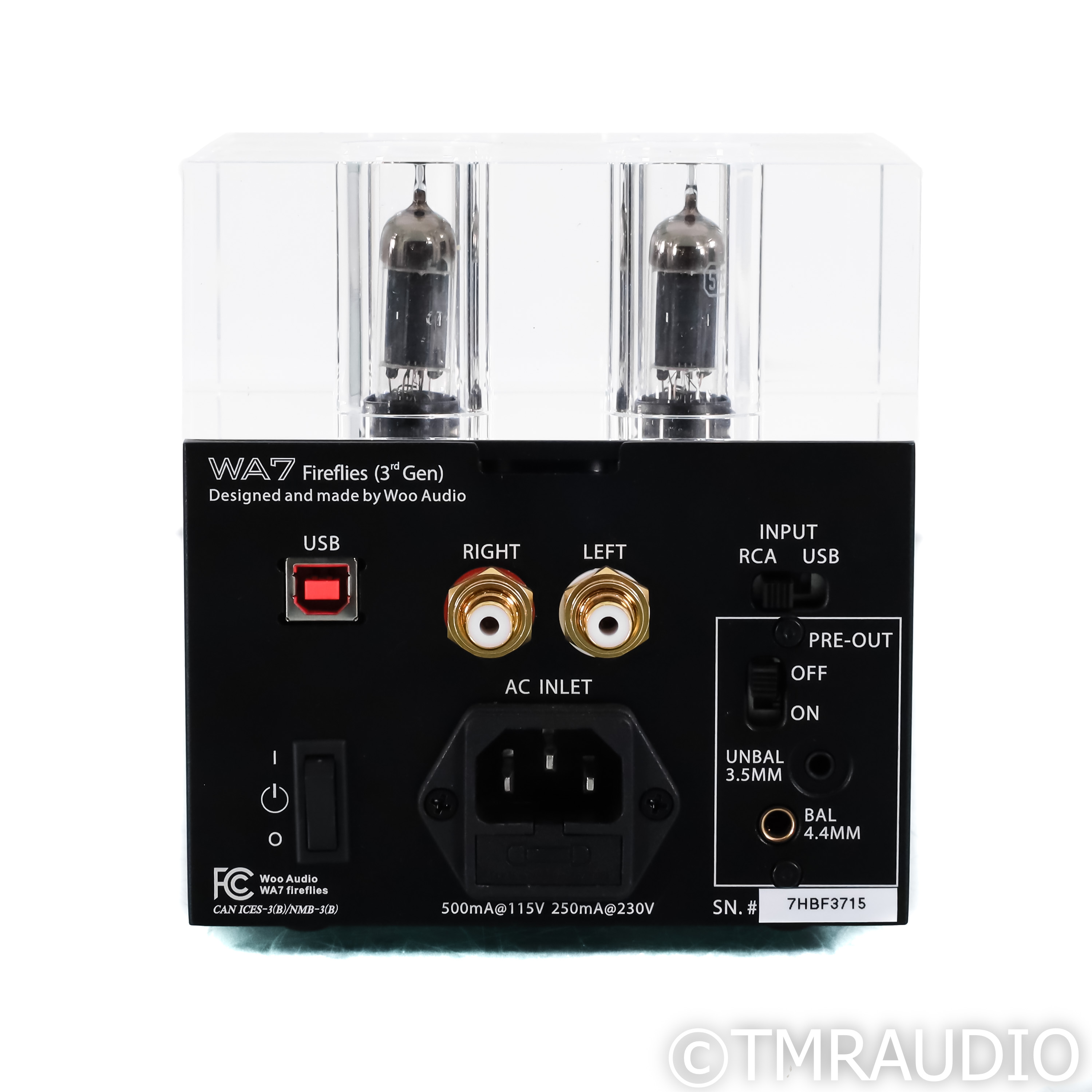 Woo Audio WA7 Fireflies Gen 3 Stereo Hybrid Headphone