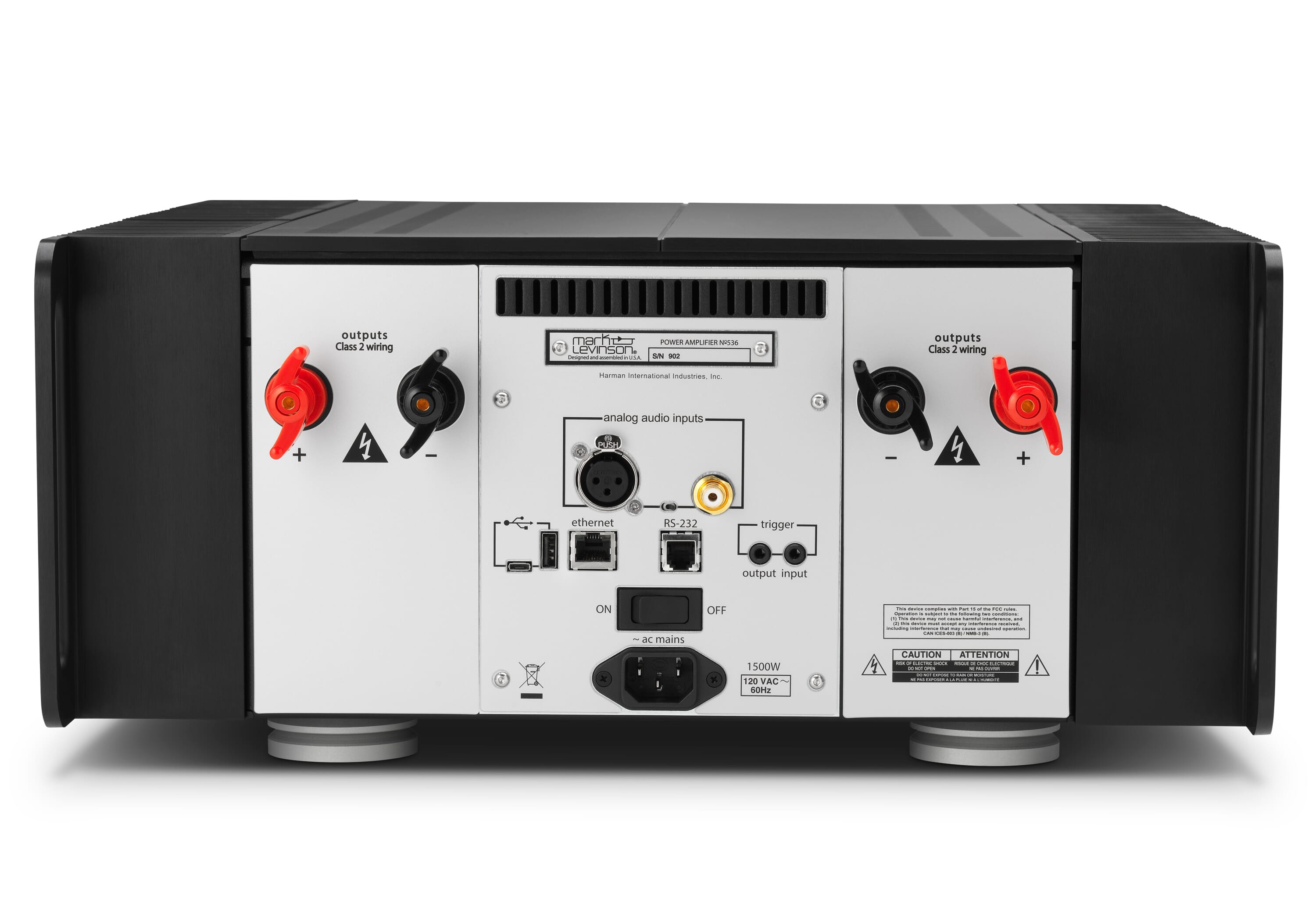 Mark Levinson No. 536 Monoblock Power Amplifiers; Pair (Mint