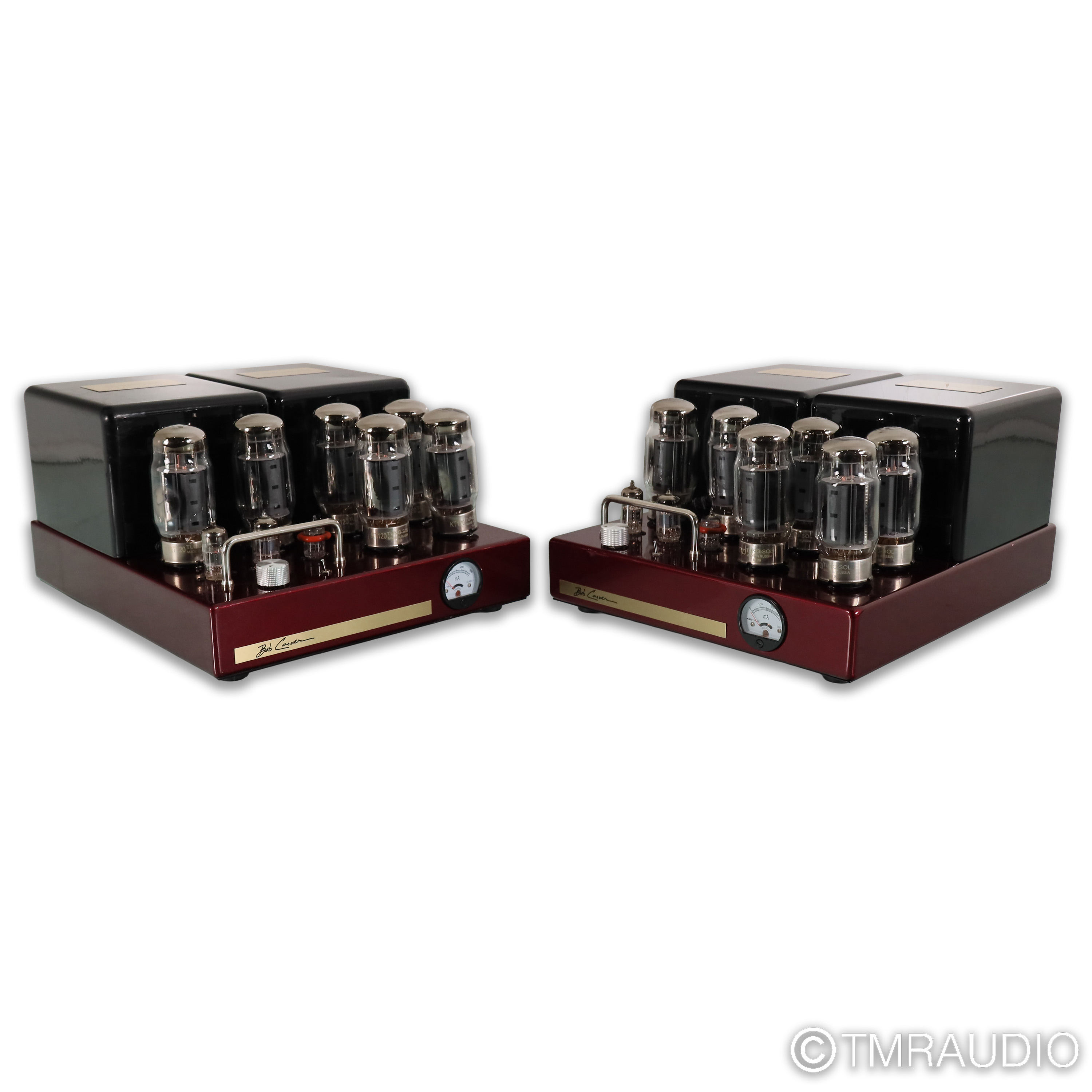 Bob Carver Crimson 350 Monoblock Tube Power Amplifier; Pair
