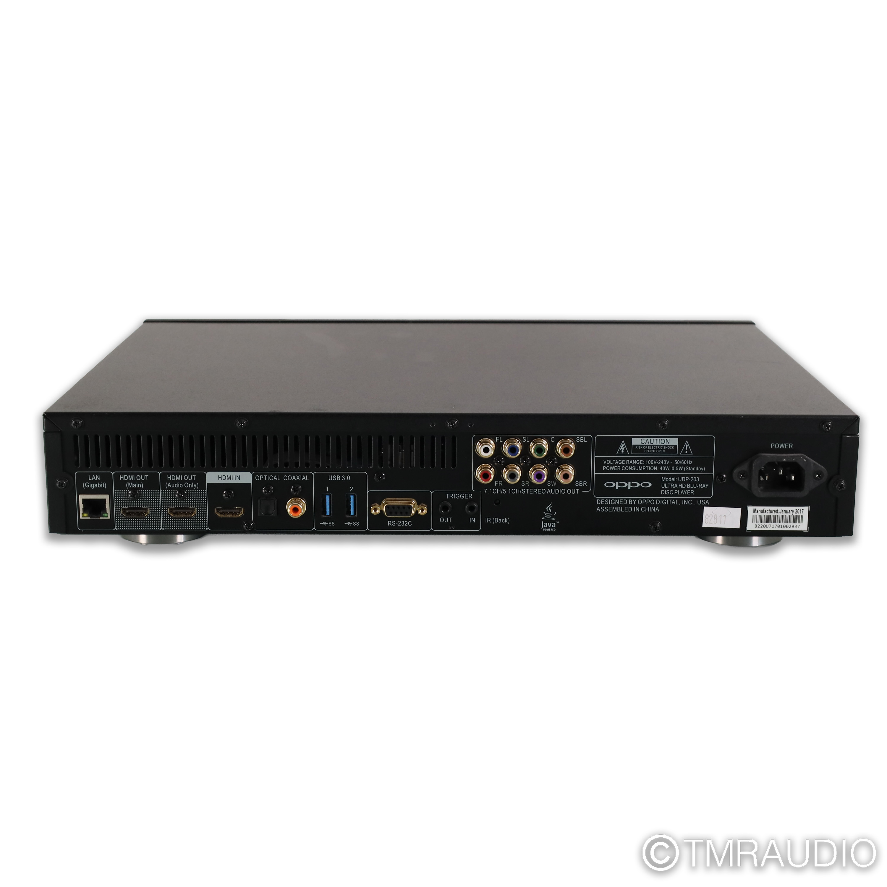 OPPO　UDP-203　Ultra HD BD/SACD/CD/DVD　ブルー OPPO UDP-203 4K ULTRA HD UHD 3D BLU-RAY DVD Disc Player USED