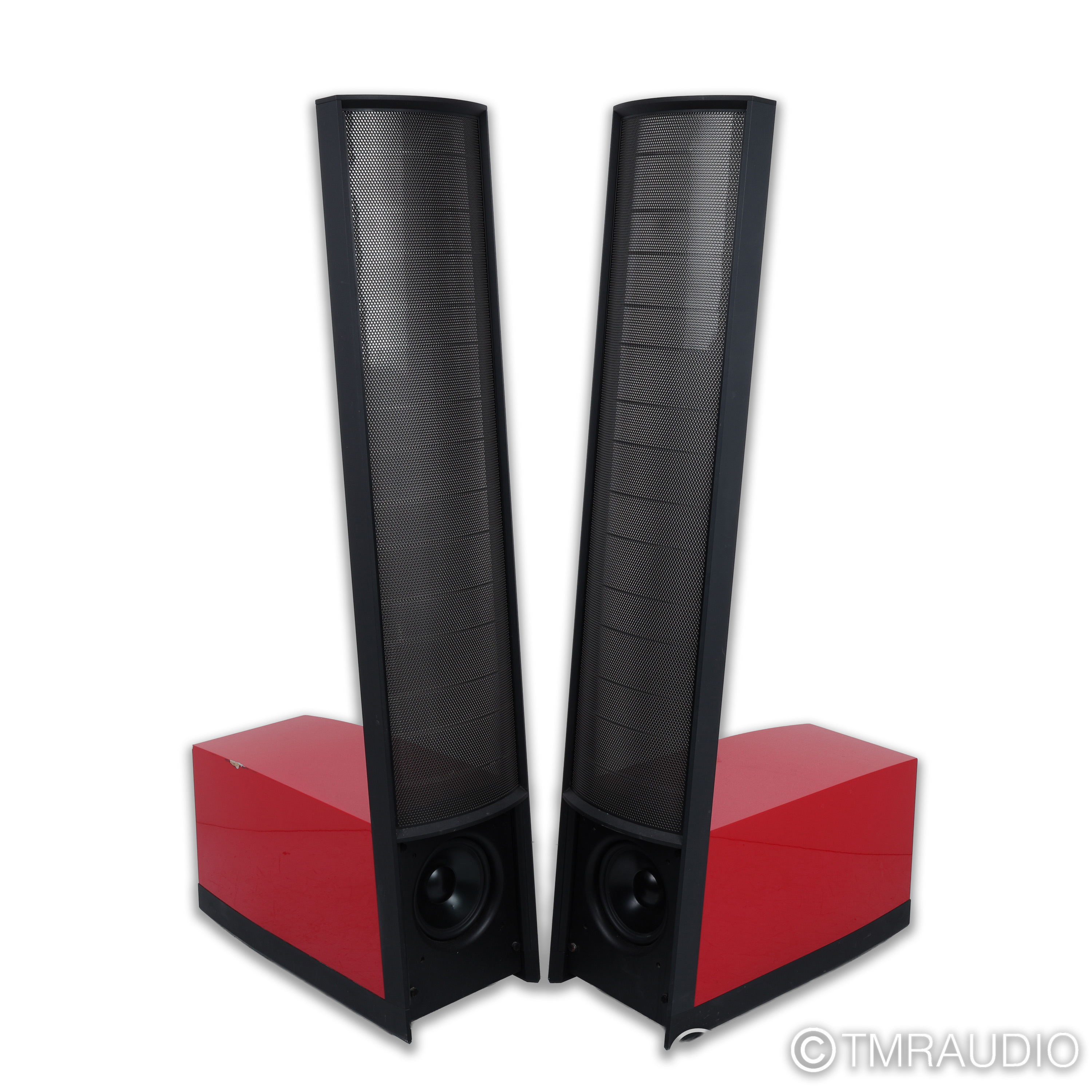 Martin Logan Impression ESL 11A Floorstanding Speakers; Rosso Red