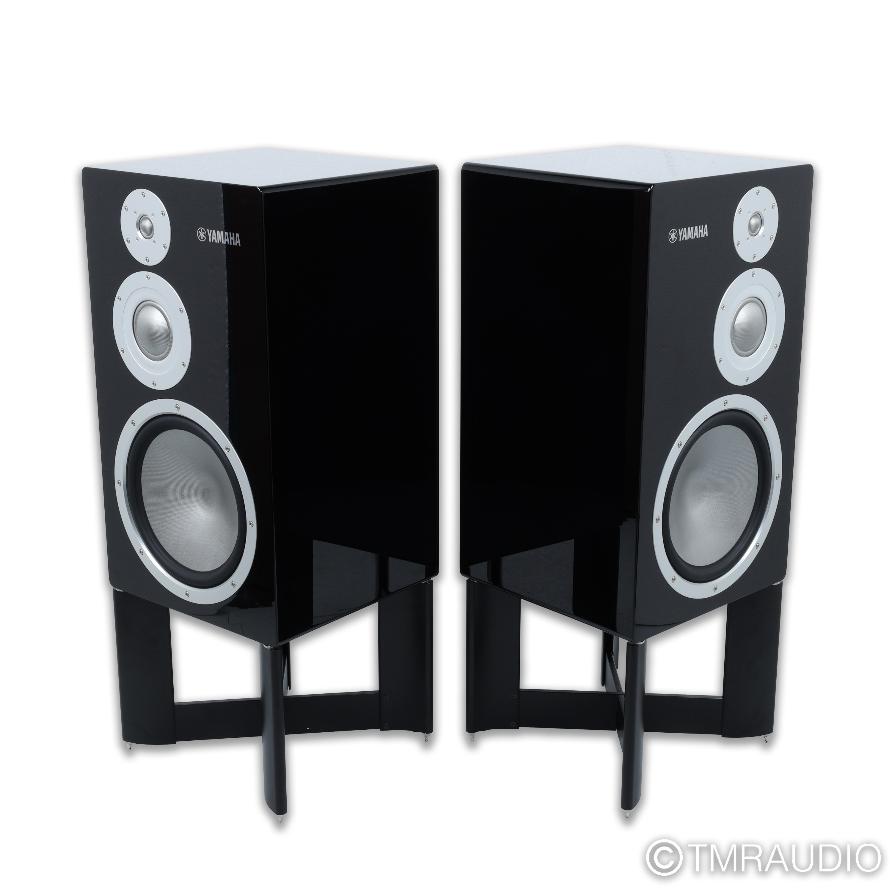 Yamaha NS-5000 Speakers: Piano Black Pair w/ Stands