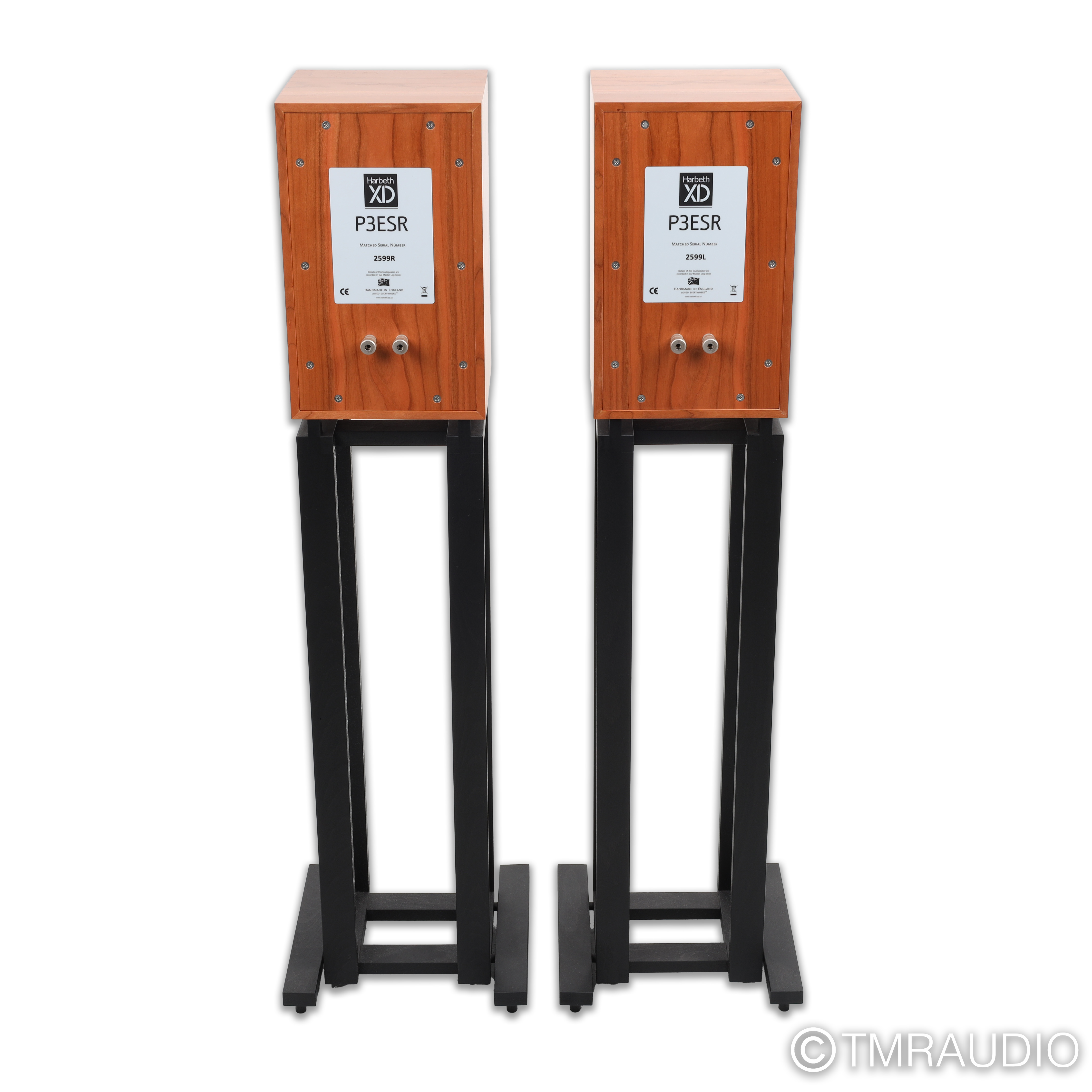 Harbeth P3ESR XD Bookshelf Speakers; Cherry Pair with Ton Trager