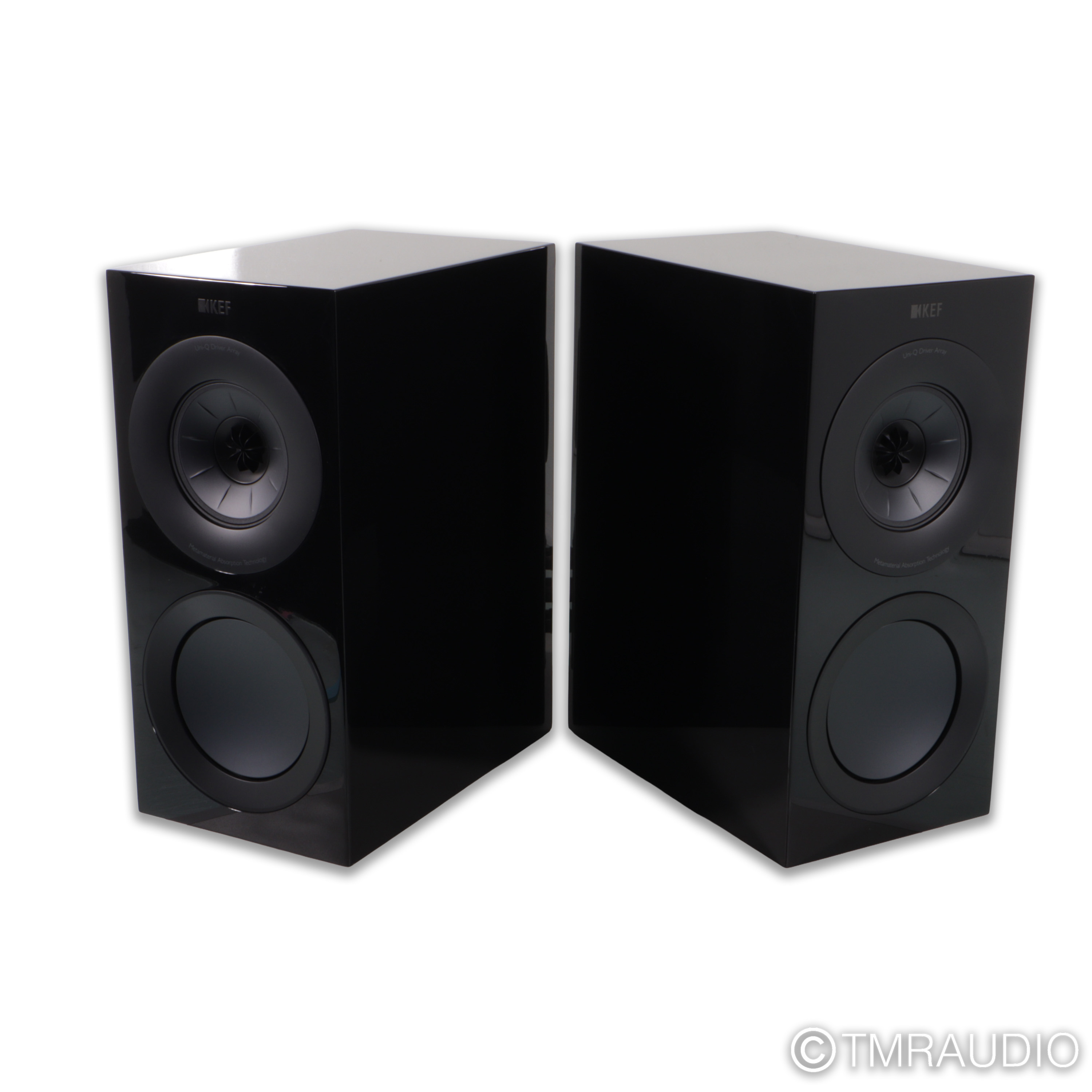 KEF R3 Meta Bookshelf Speakers; Gloss Black Pair (SOLD2) - The