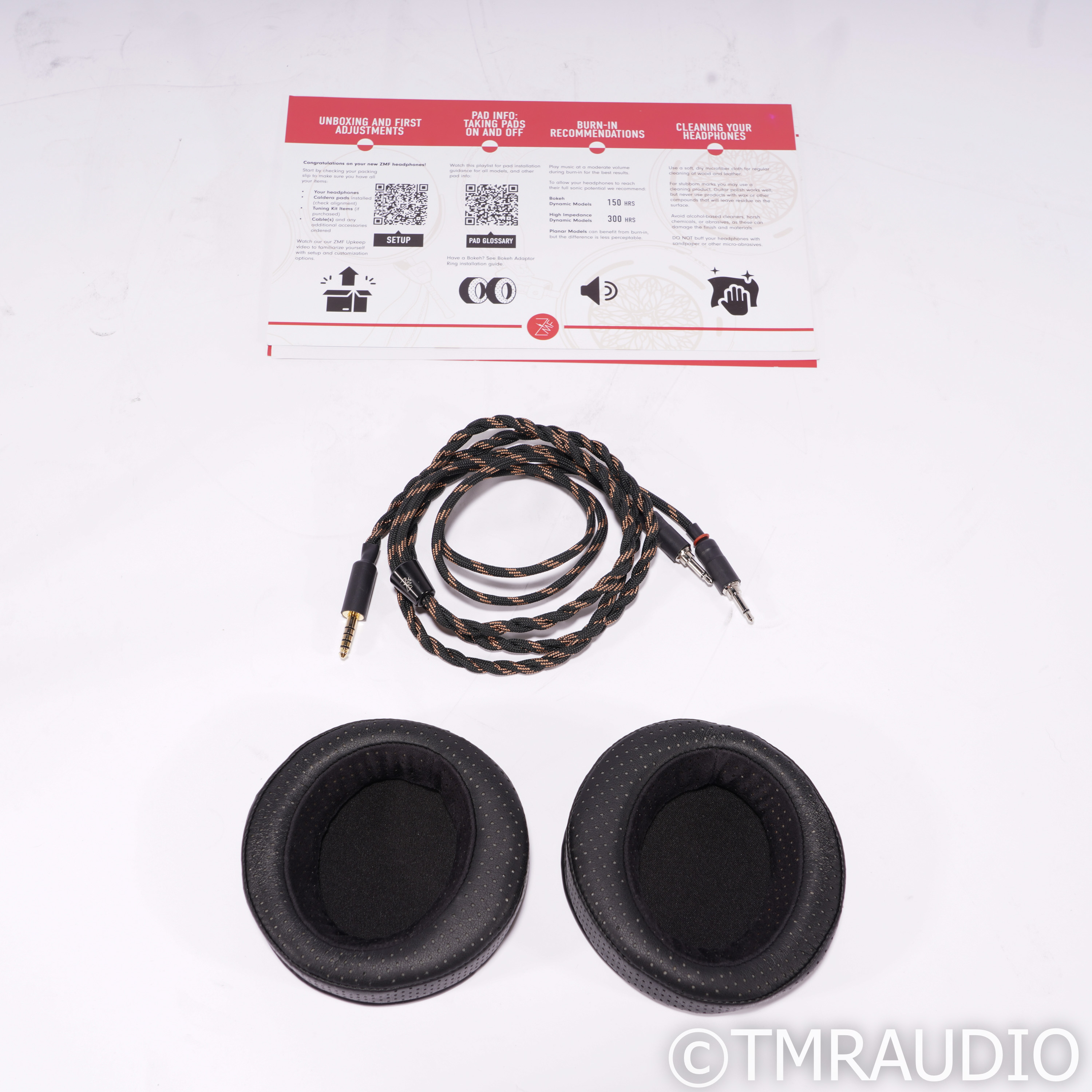 ZMF Bokeh Open Back Headphones; Limited Edition Canary Wood Pair