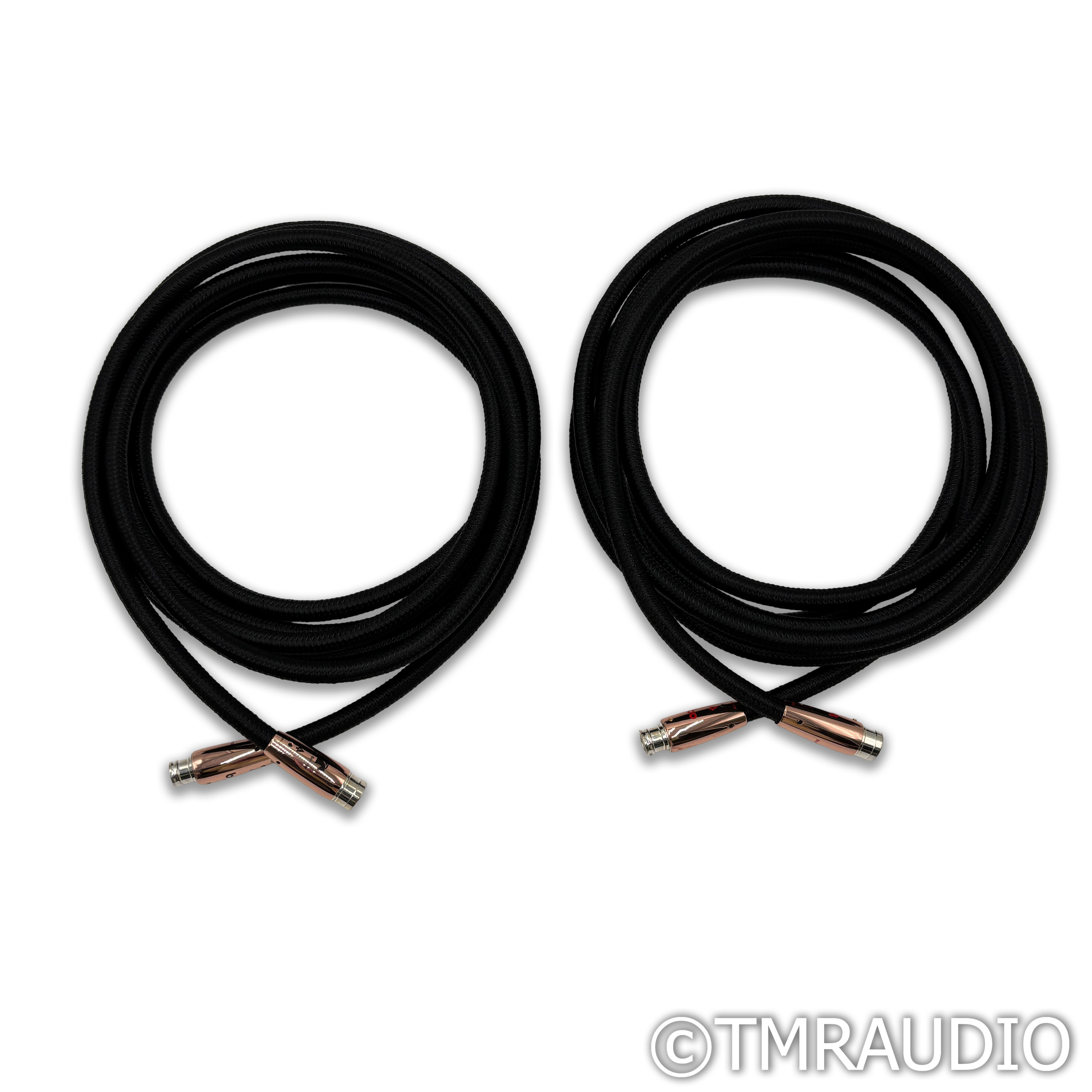 AudioQuest Black Beauty XLR Cables; 5m Pair Balanced Interconnects