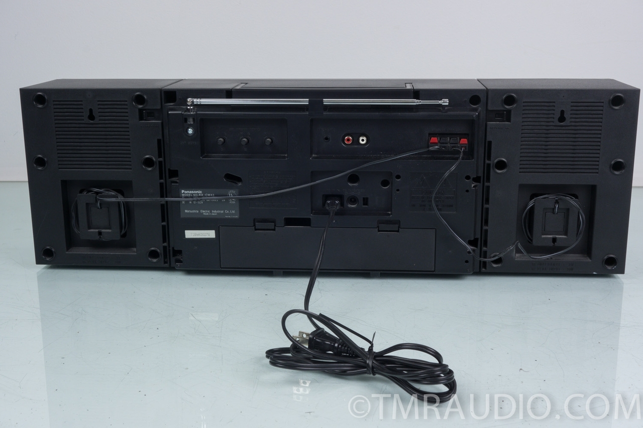 Panasonic -  Panasonic RX-CW43 Retro Boombox in Factory Box - The Music Room