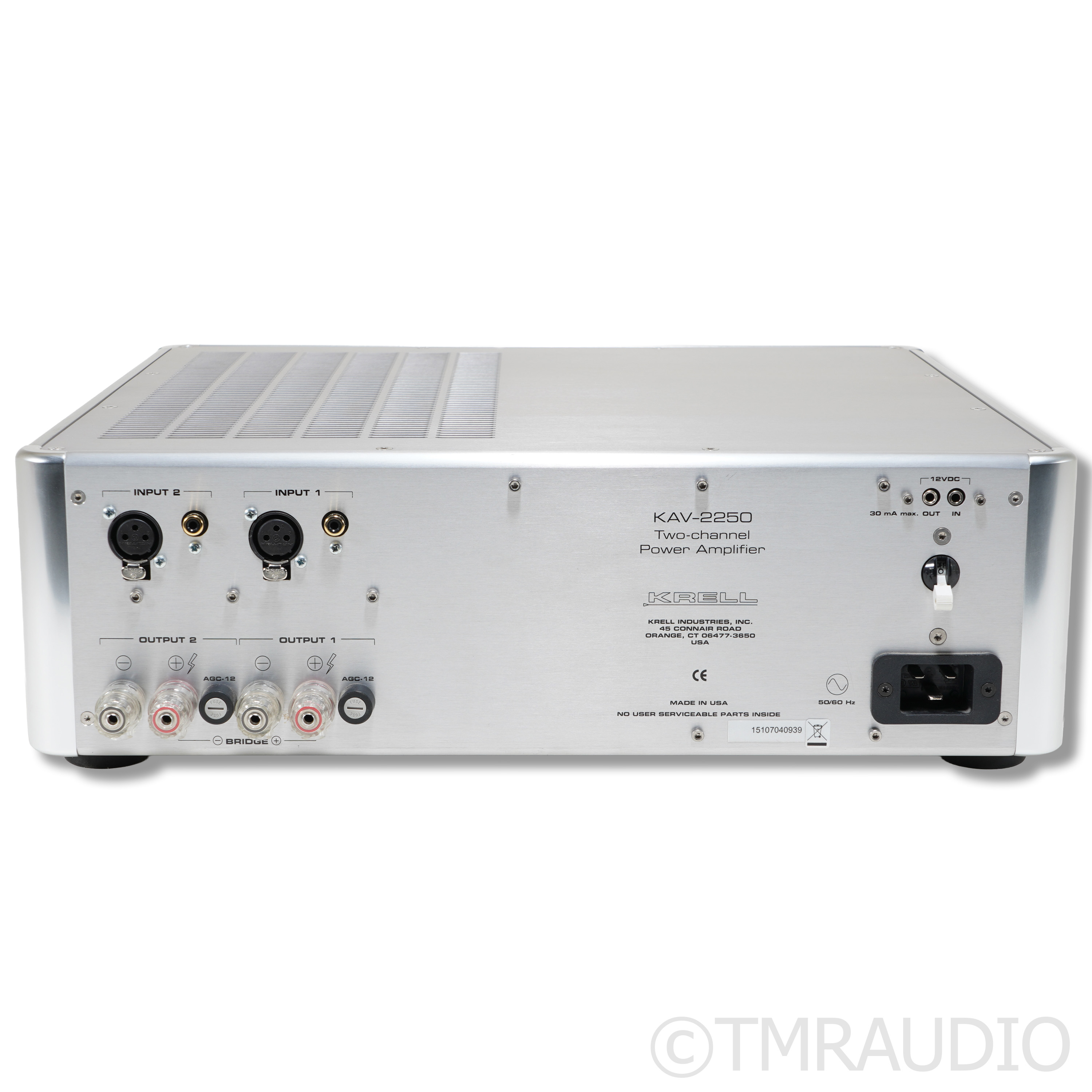 Used Krell KAV-2250 Stereo Power Amplifier - The Music Room