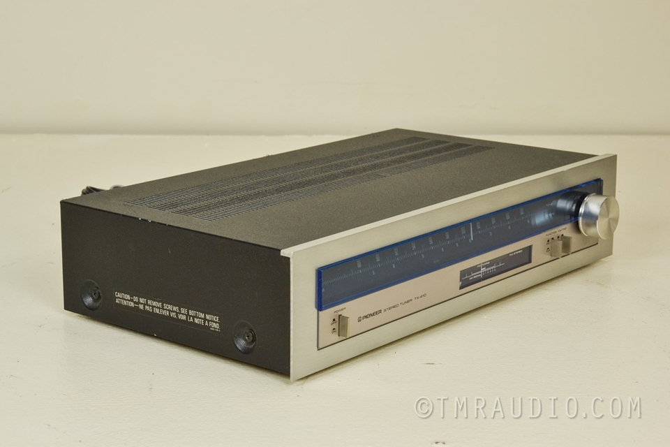 Tuner analogique stéréo AM/FM PIONEER TX 608, modèle vintage 1979, Blu – TechnoGold Audio & Vintage