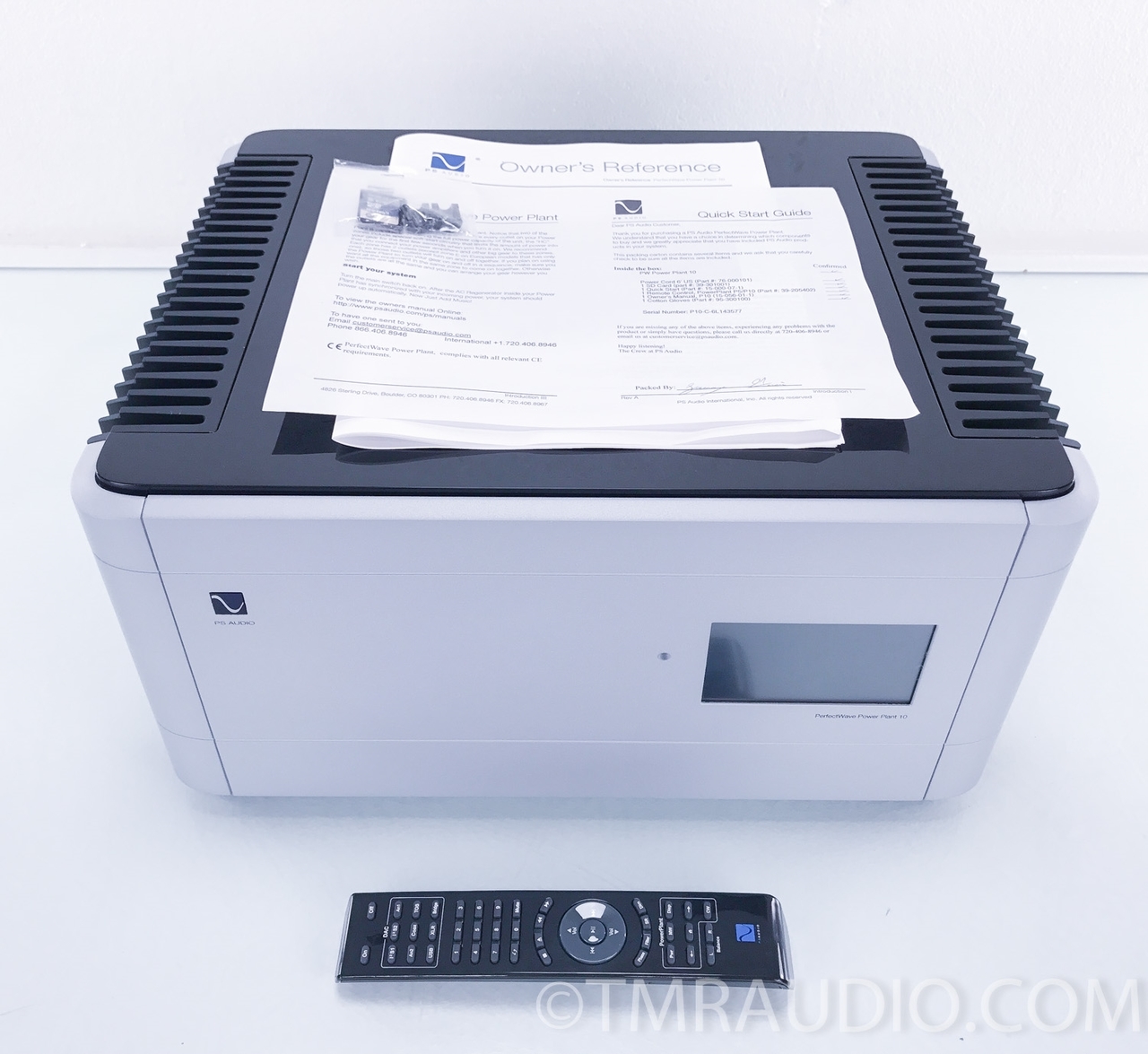 PS Audio PerfectWave Power Plant 10 AC Regenerator; Silver