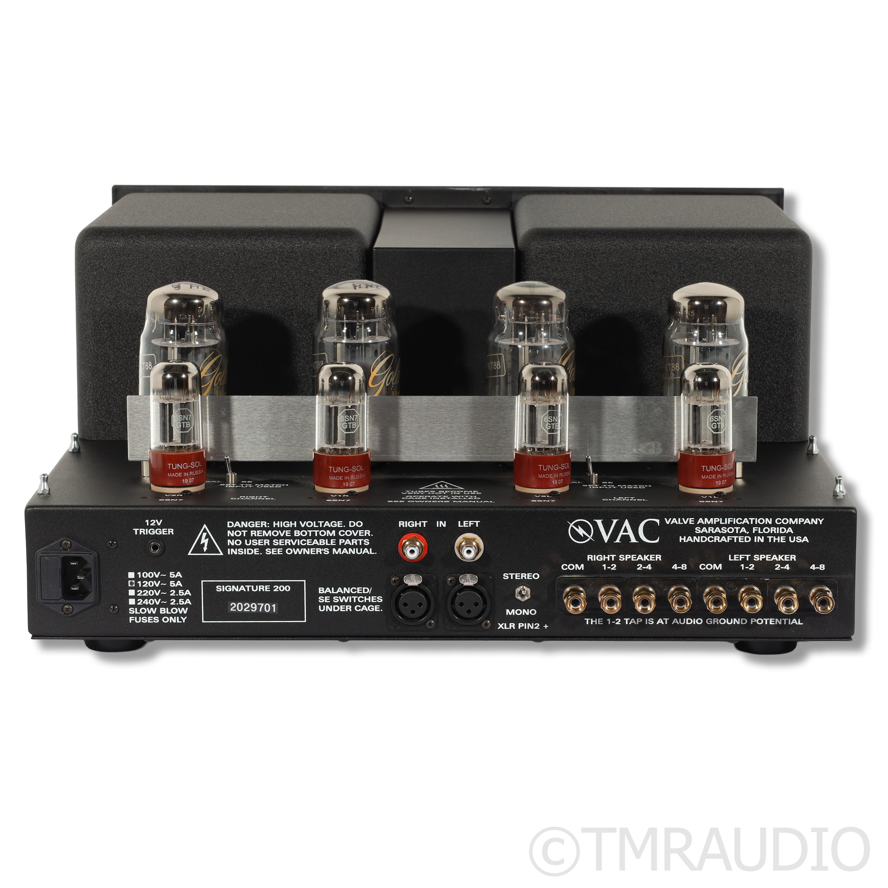 VAC Signature 200 IQ Stereo Tube Power Amplifier - Thumbnail 2