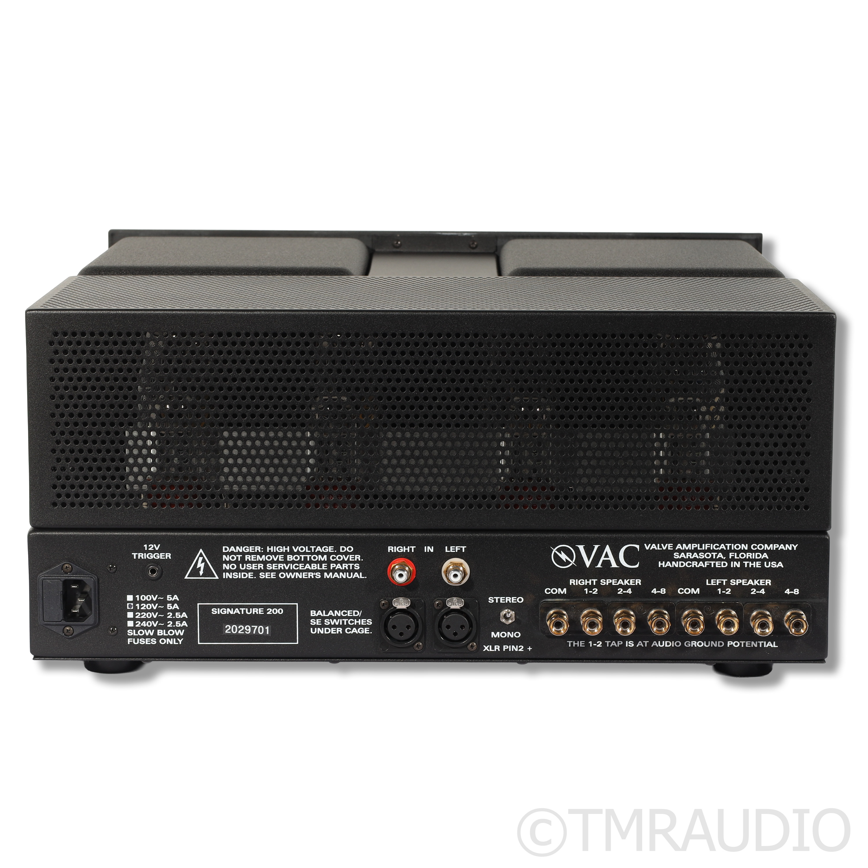 VAC Signature 200 IQ Stereo Tube Power Amplifier - Thumbnail 4