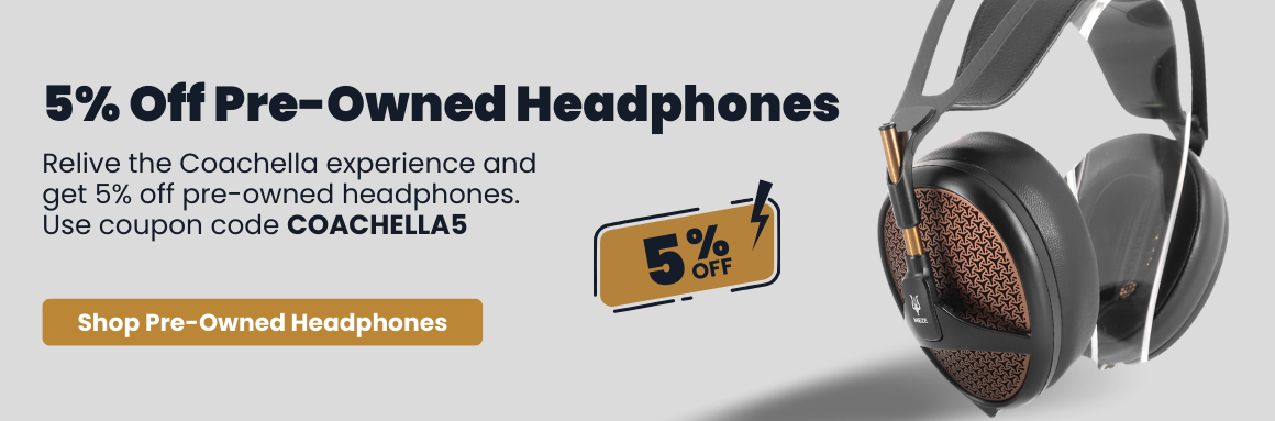 Get 5% off pre-owned headphones