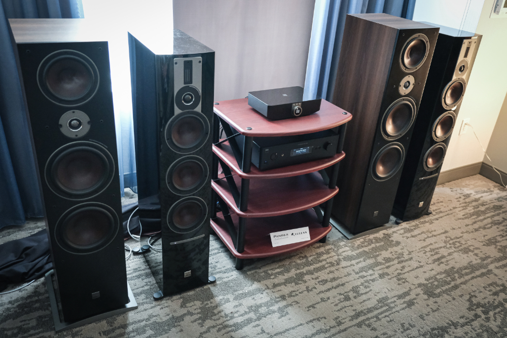 DALI Rubicon 8C Powered Speakers and NAD