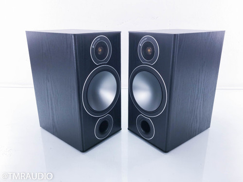 Monitor Audio Bronze 2 Bookshelf Speakers; Black Oak Pair (SOLD