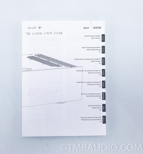 Cambridge Audio AZUR 840W Class XD Stereo Power Amplifier