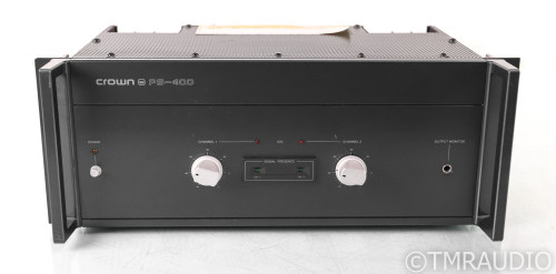 Crown PS-400 Vintage Stereo Power Amplifier; PS400; Black - The