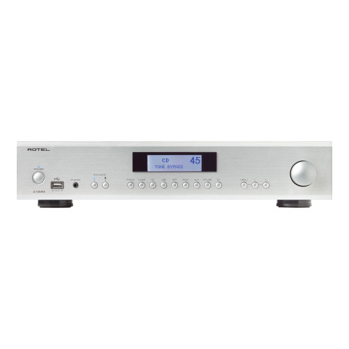 Rotel A14 Mkll Stereo Integrated Amplifier, silver finish