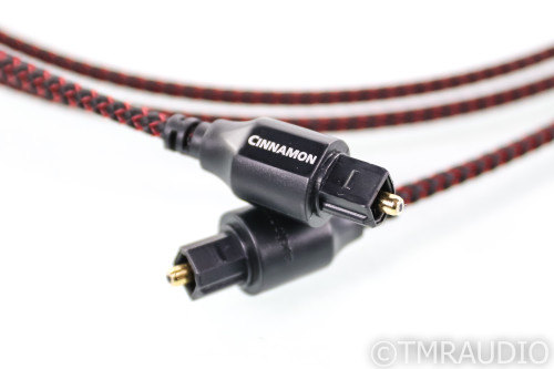 AudioQuest Cinnamon Toslink 光ファイバーデジタルオーディオケーブル 5フィート 1.5m AudioQuest 0.75m Cinnamon Optical Toslink Fiber-Optic Cable + Mini-Adaptor