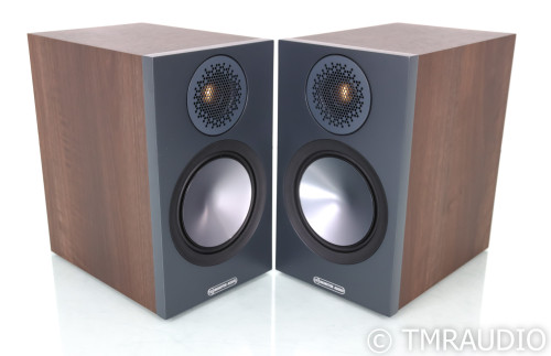 Monitor Audio Bronze 50 Bookshelf Speakers; Walnut Pair - The