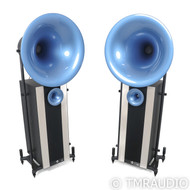 Avantgarde Acoustic Duo XD Floorstanding Speakers; Black Pair w/ White Trim