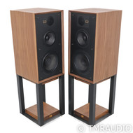 Wharfedale Linton 85th Anniversary Bookshelf Speakers; Pair with Stands