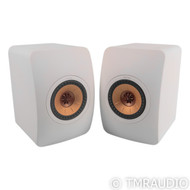 KEF LS50 Meta Bookshelf Speakers; Mineral White Pair