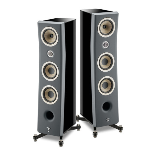 Focal Kanta No. 2 Floorstanding Speakers, Black High Gloss & Dark Grey - TMR Exclusive