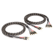 VIABLUE SC-4 Bi-Wire Speaker Cables, Cobra jacketing